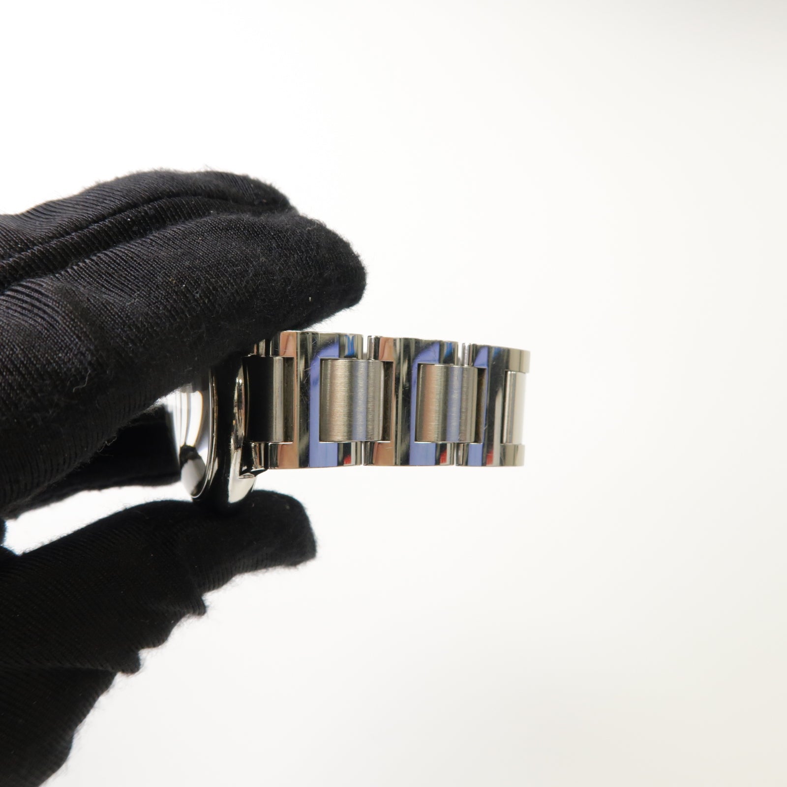 CARTIER Ballon Blue 33mm不鏽鋼手錶石英機芯銀色