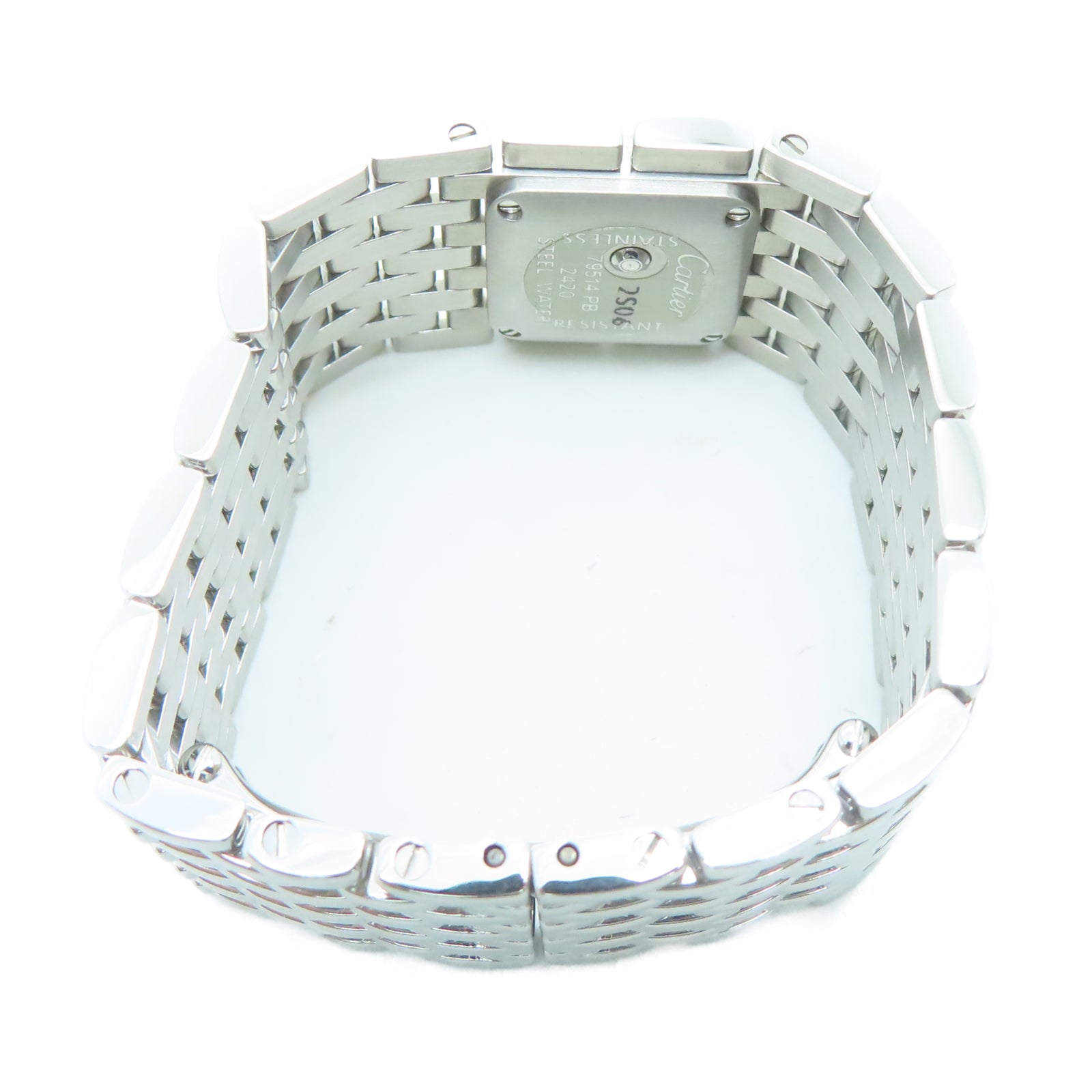CARTIER Panthere Ruban Pink/Mop不锈钢手表石英机芯粉红色