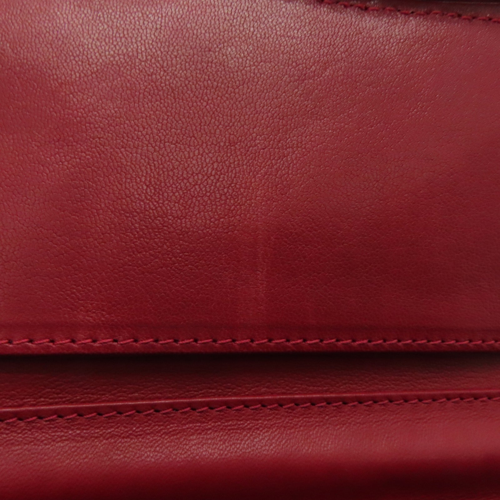 CHANEL 菱格漆皮皮革Chain Shoulder Bag银扣肩背袋红色