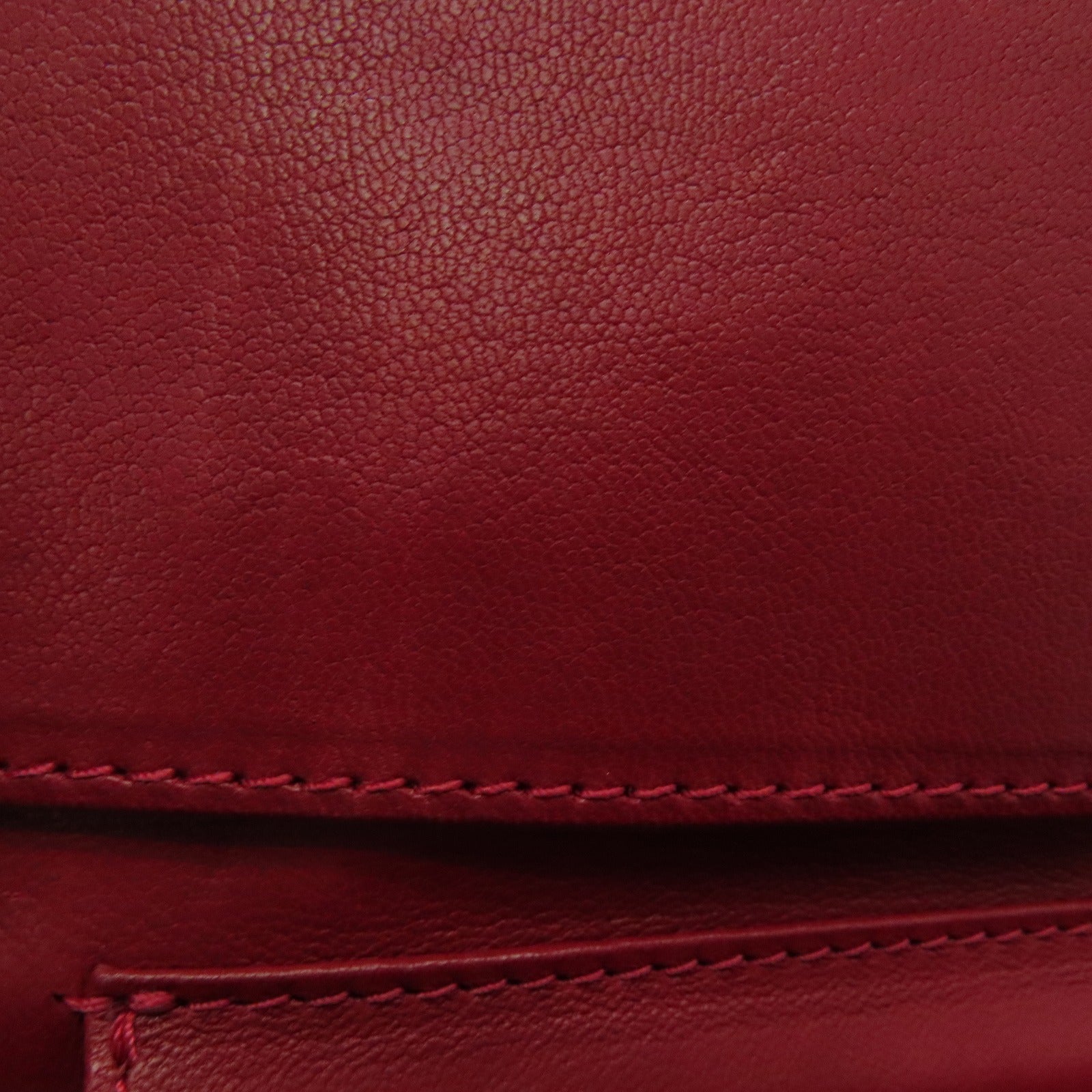 CHANEL 菱格漆皮皮革Chain Shoulder Bag银扣肩背袋红色