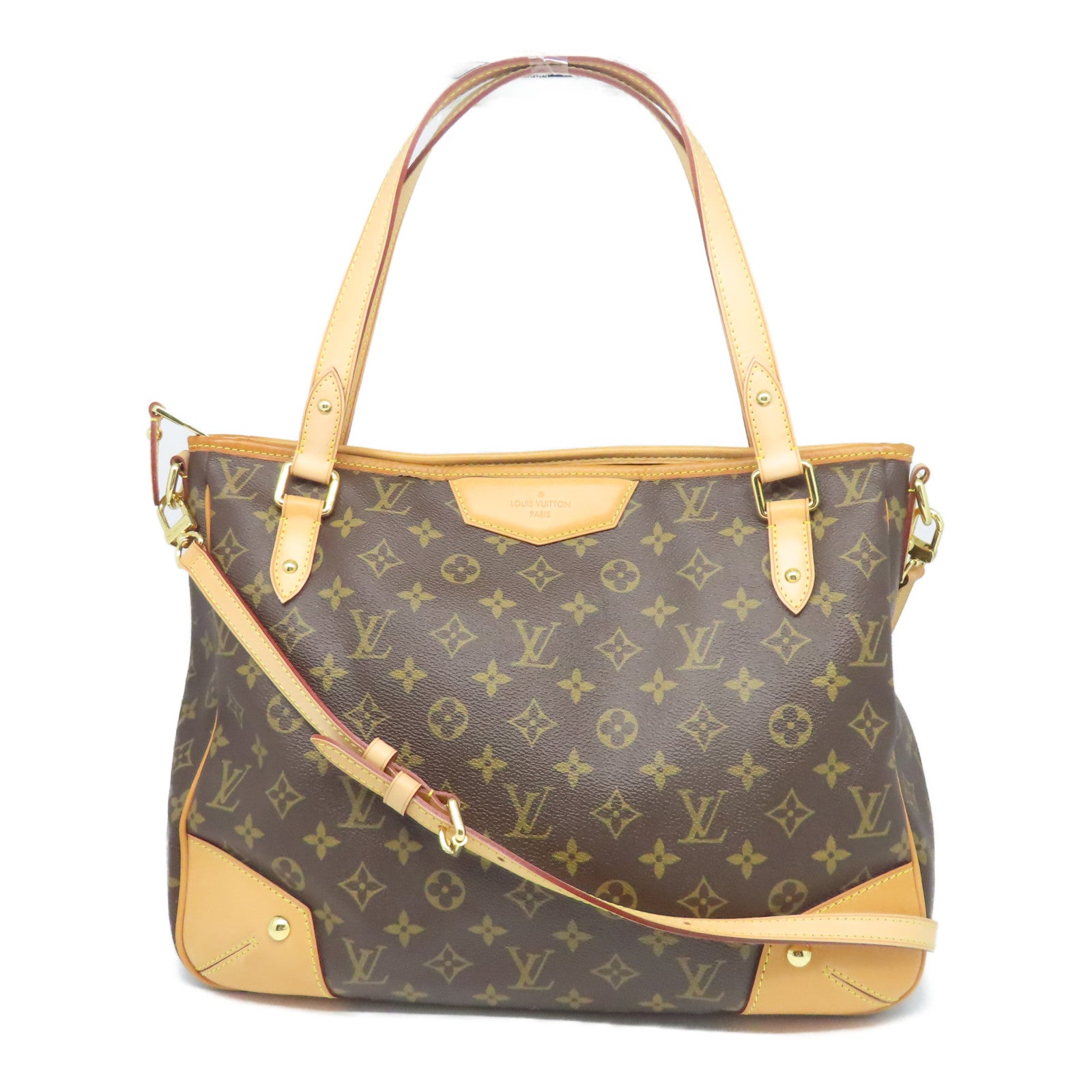LOUIS VUITTON Monogram Estrela MM金扣手挽肩背兩用袋棕色