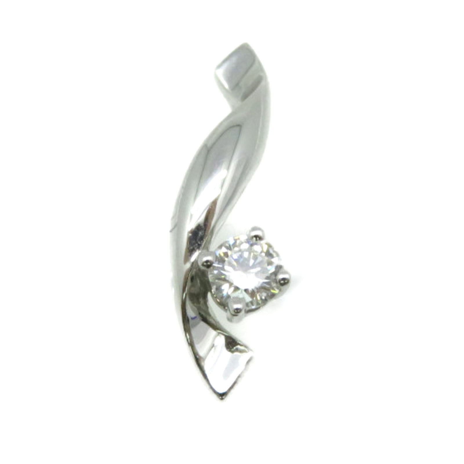 JEWELRY 【激減優惠】18K白金/0.16ct鑽石Diamond Pendant Top吊墜頭扣