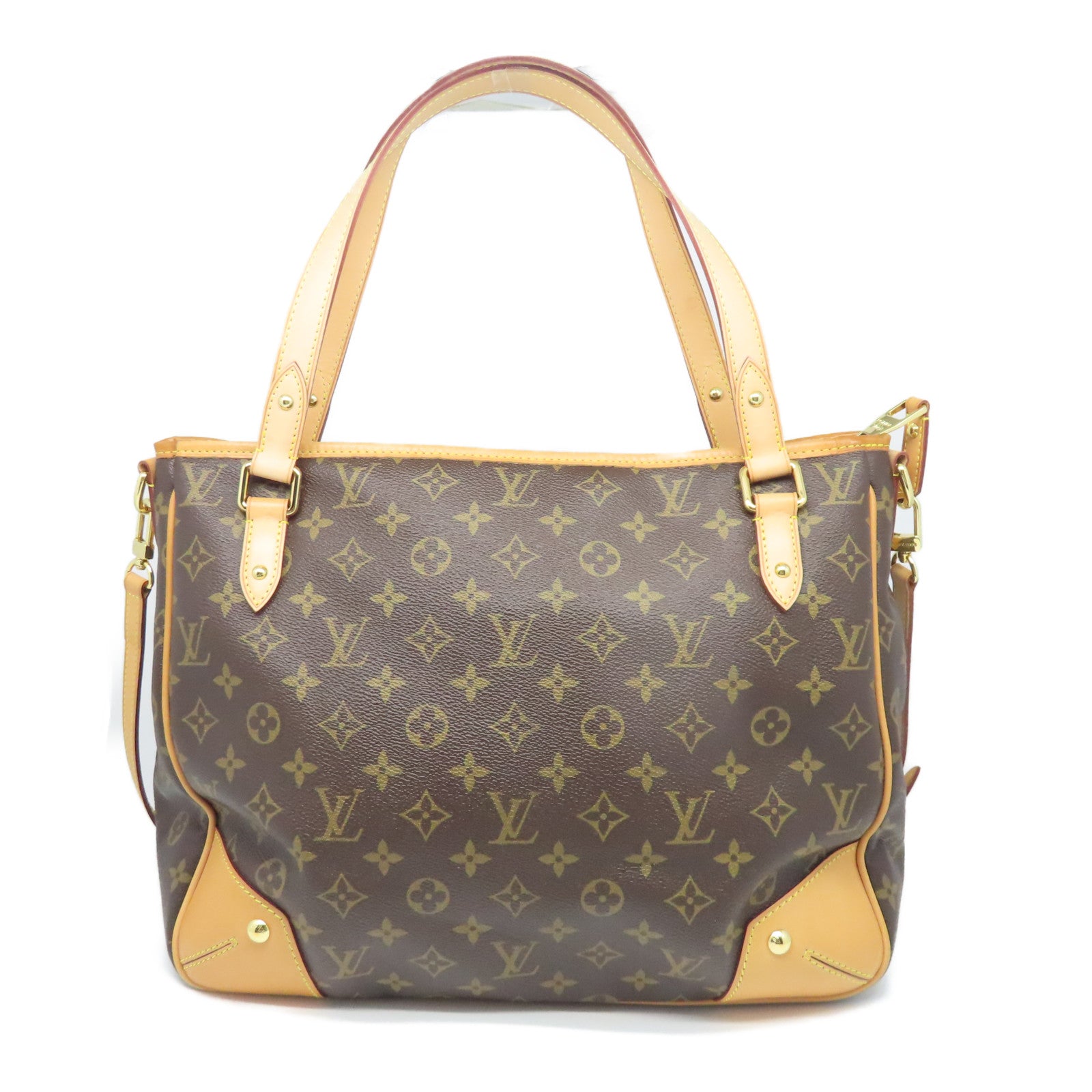 LOUIS VUITTON Monogram Estrela MM金扣手挽肩背兩用袋棕色