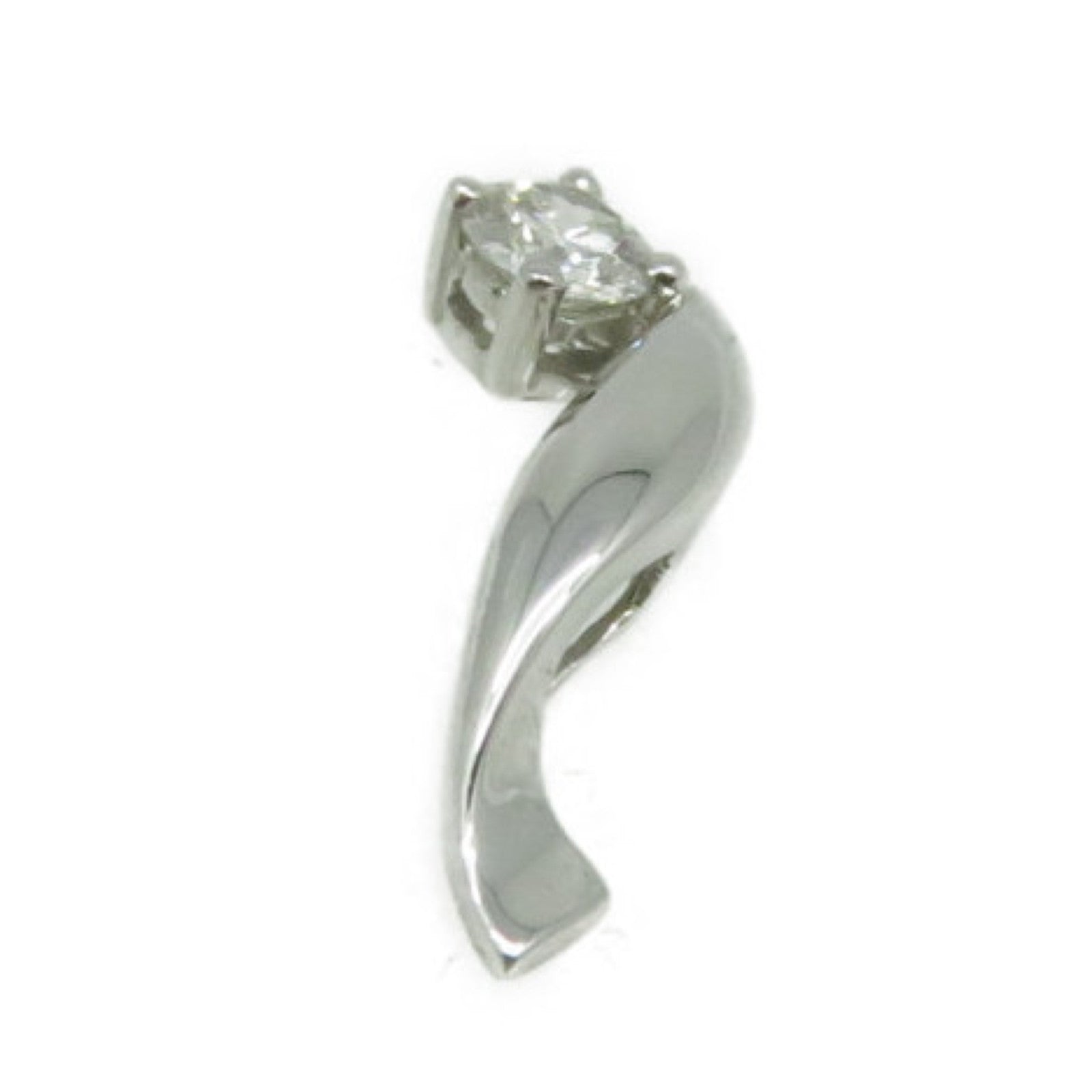 JEWELRY 【激減優惠】18K白金/0.16ct鑽石Diamond Pendant Top吊墜頭扣