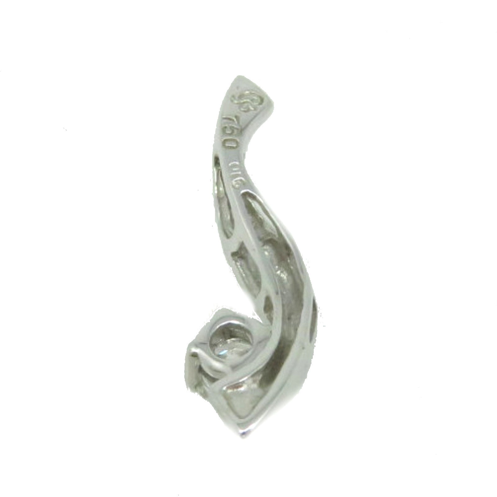 JEWELRY 【激減優惠】18K白金/0.16ct鑽石Diamond Pendant Top吊墜頭扣