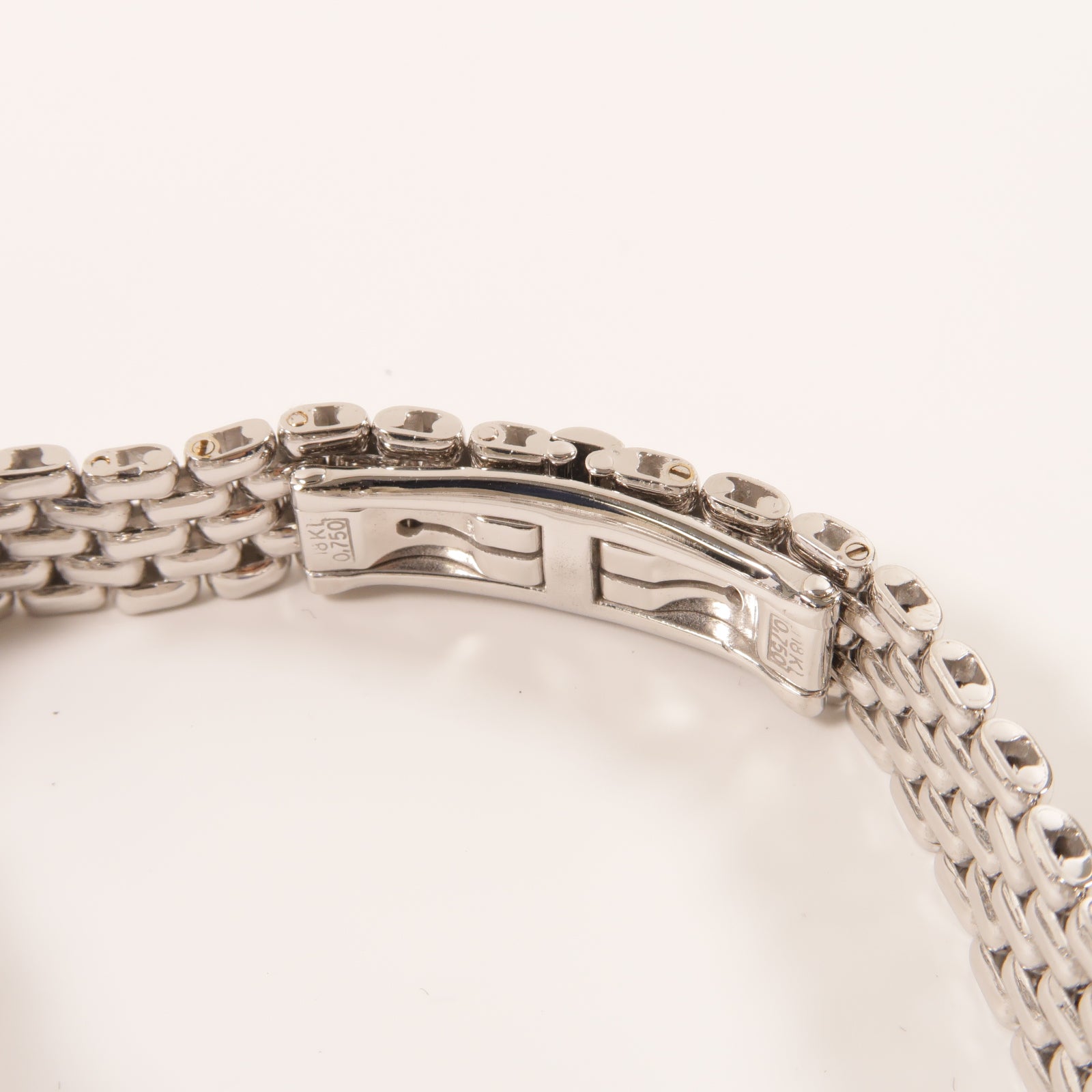 Chopard Happy Diamond 18K白金/鑽石手錶石英機芯白色/銀色