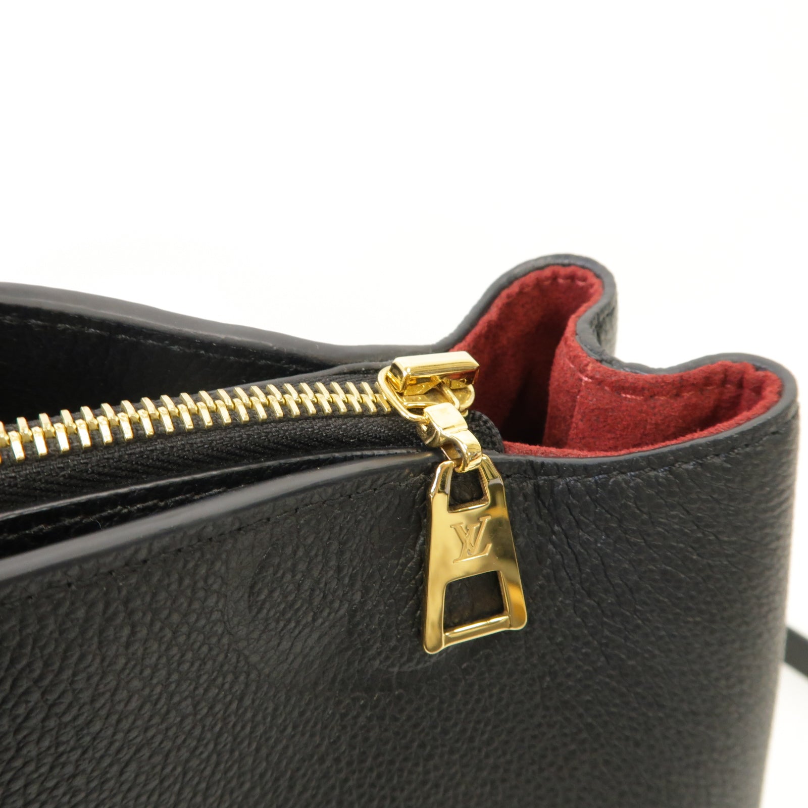 LOUIS VUITTON Monogram Empreinte Grand Palais金扣手挽肩背兩用袋黒色