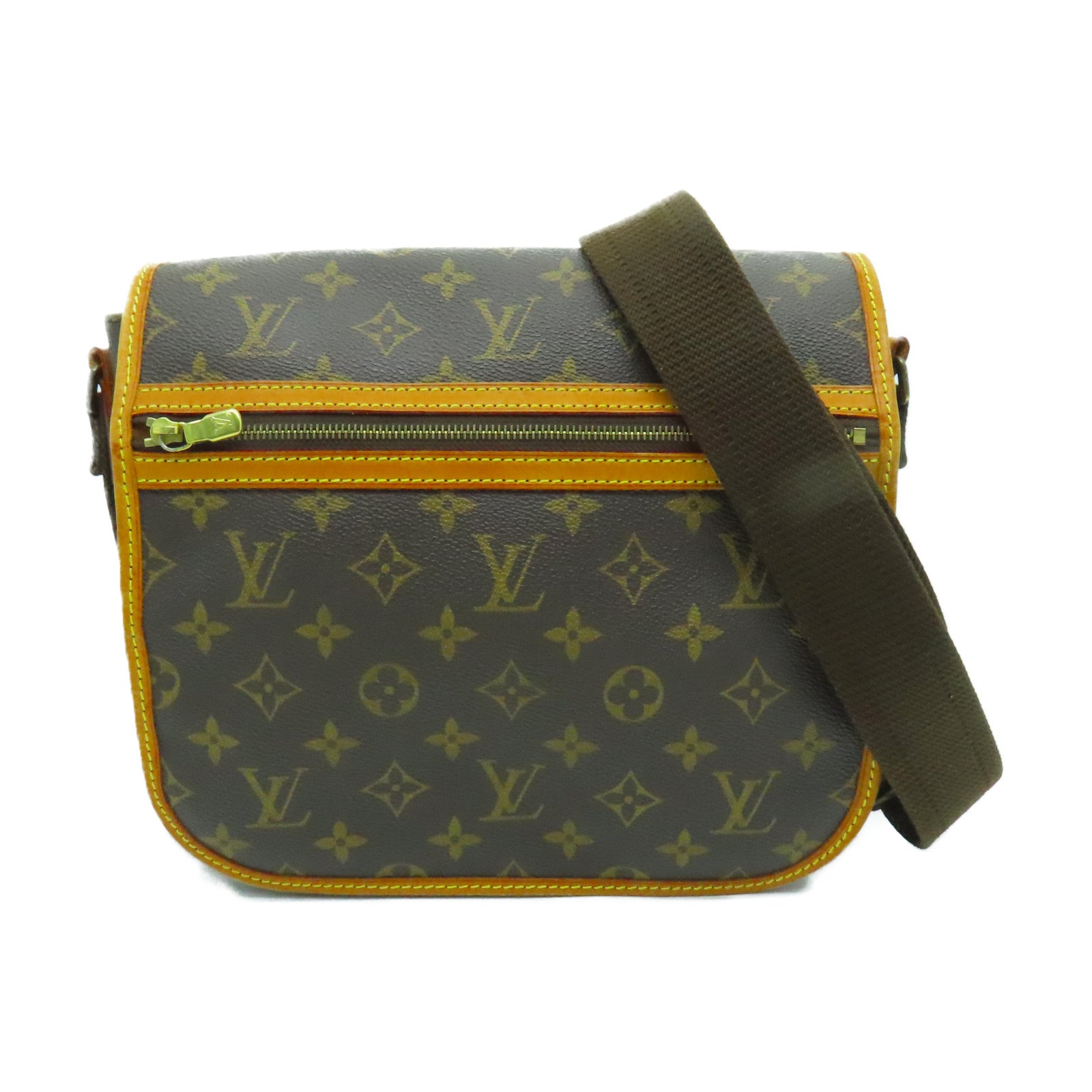 LOUIS VUITTON Monogram Messenger Bosphore P Shoulder金扣肩背袋啡色