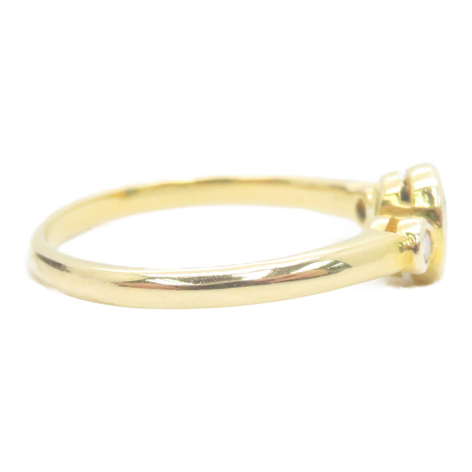 JEWELRY 14K Gold Sapphire 1.8g Ring US#5