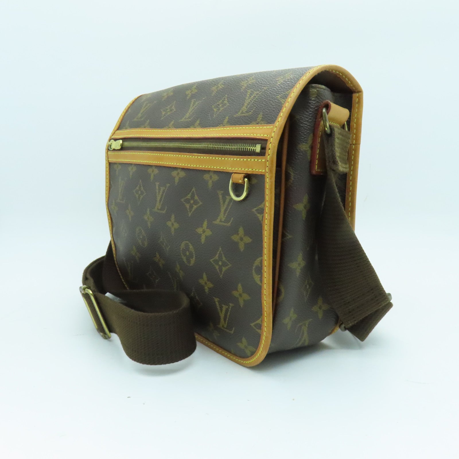 LOUIS VUITTON Monogram Messenger Bosphore P Shoulder金扣肩背袋啡色