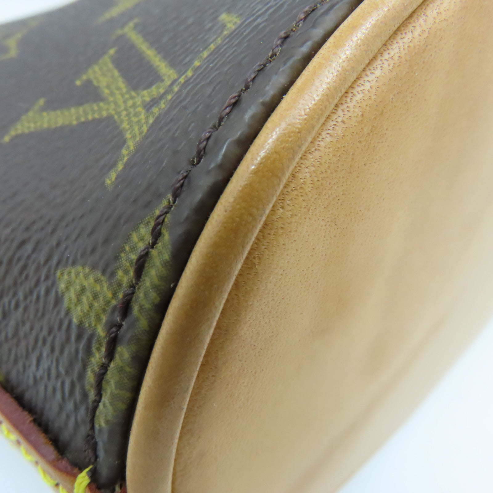 LOUIS VUITTON Monogram Drouot Shoulder Bag金扣肩背袋啡色
