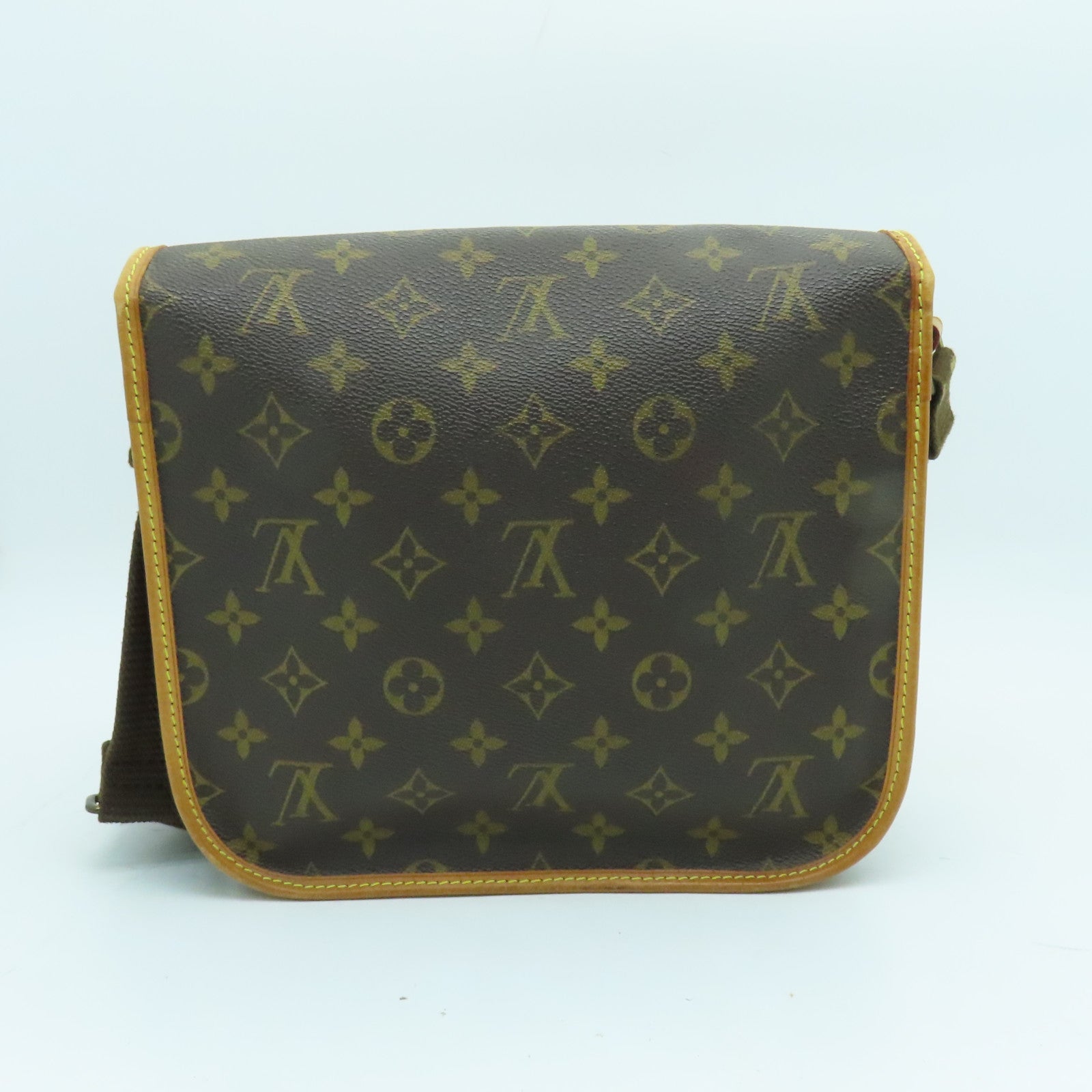 LOUIS VUITTON Monogram Messenger Bosphore P Shoulder金扣肩背袋啡色