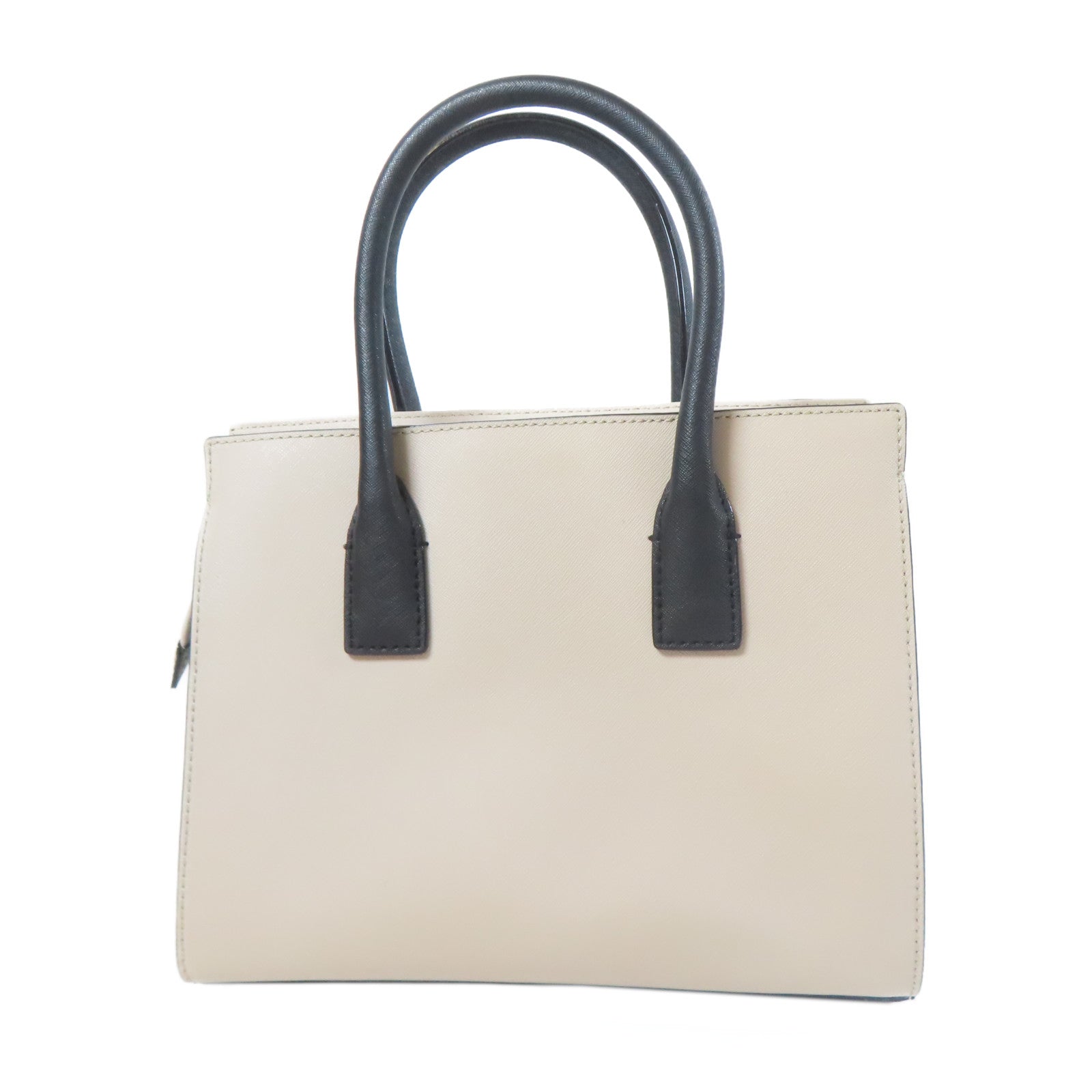 Kate Spade 牛皮皮革Shoulder Bag金扣手挽肩背兩用袋黑色/白色