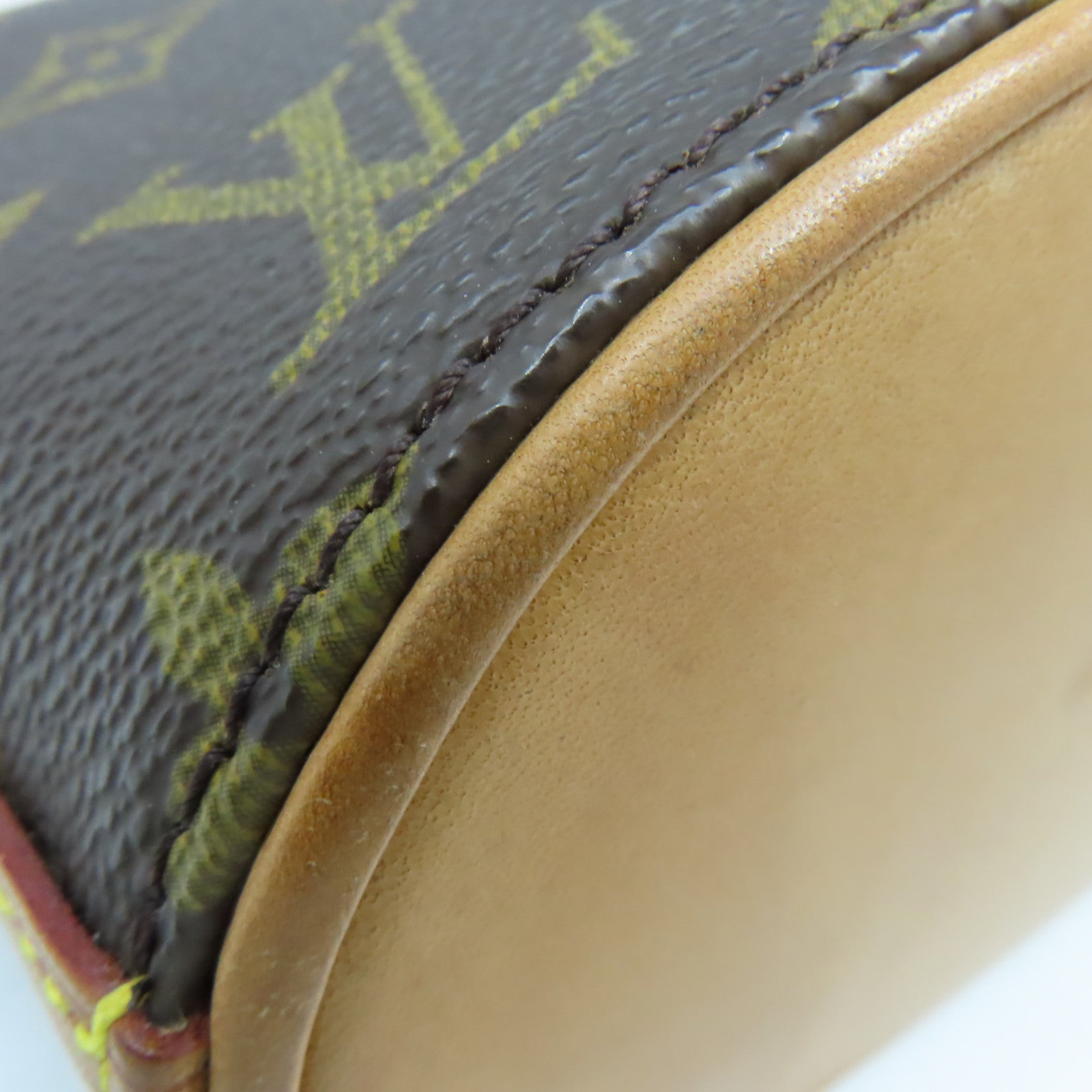 LOUIS VUITTON Monogram Drouot Shoulder Bag金扣肩背袋啡色