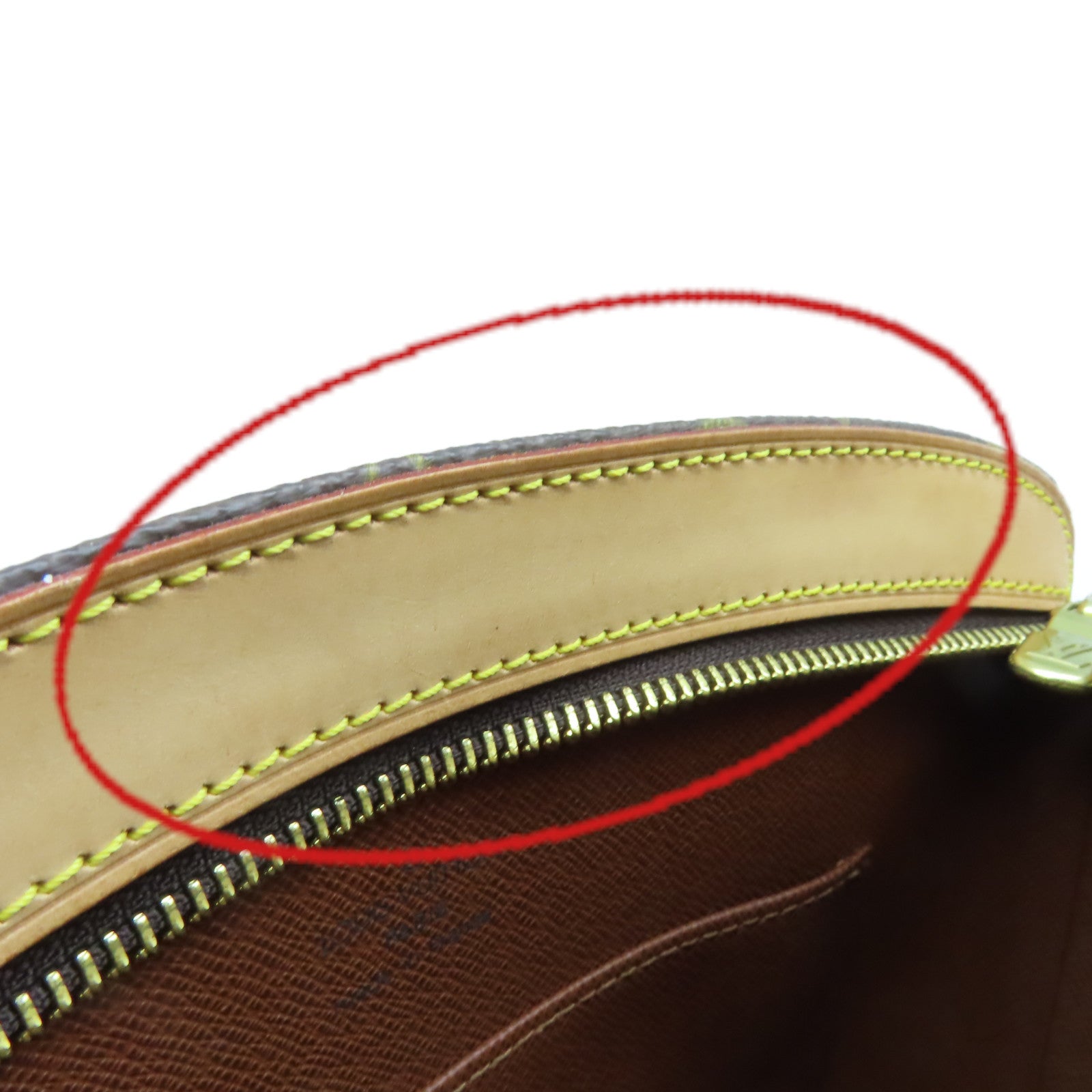 LOUIS VUITTON Monogram Drouot Shoulder Bag金扣肩背袋啡色