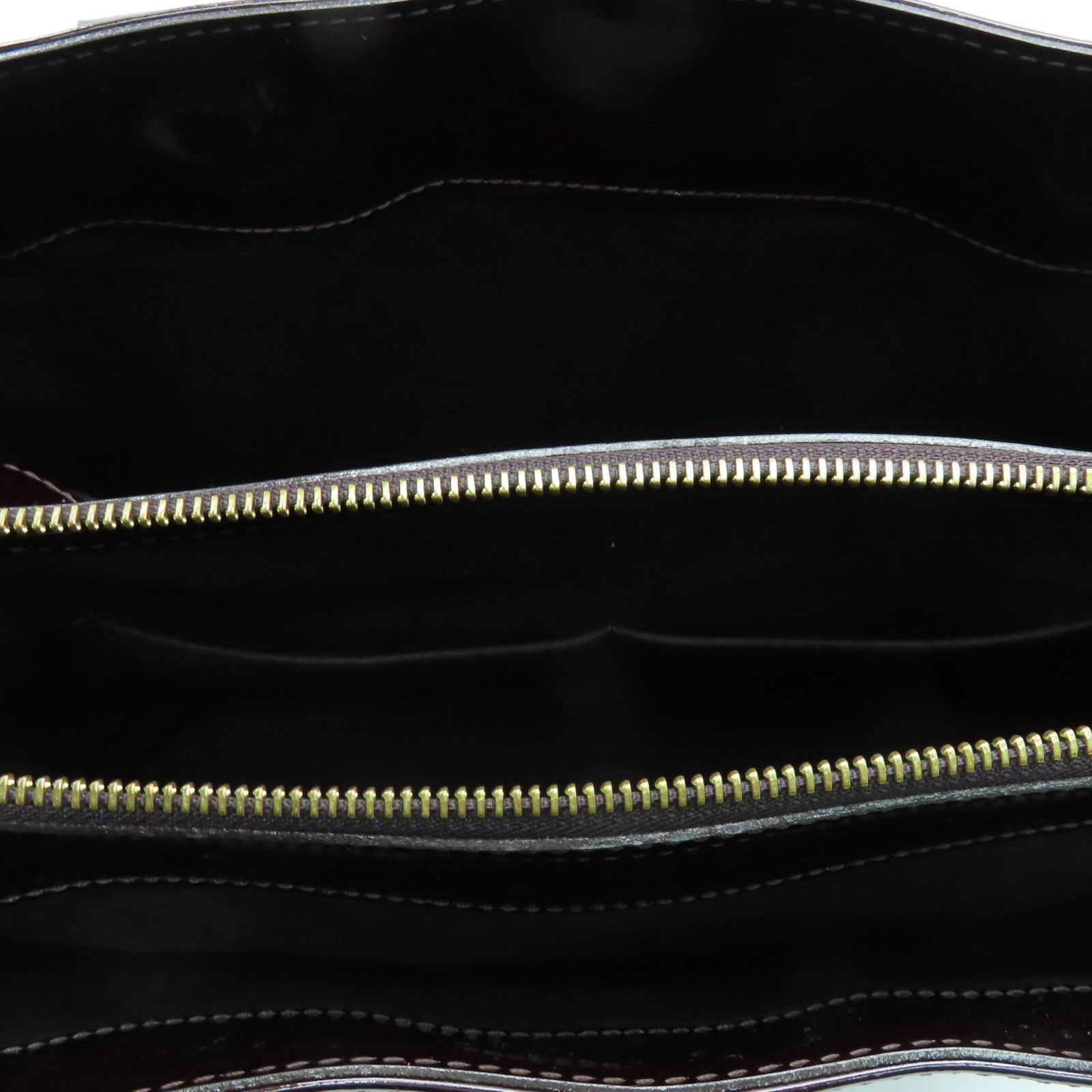 LOUIS VUITTON Vernis Melrose Auenue金扣肩背袋酒紅色