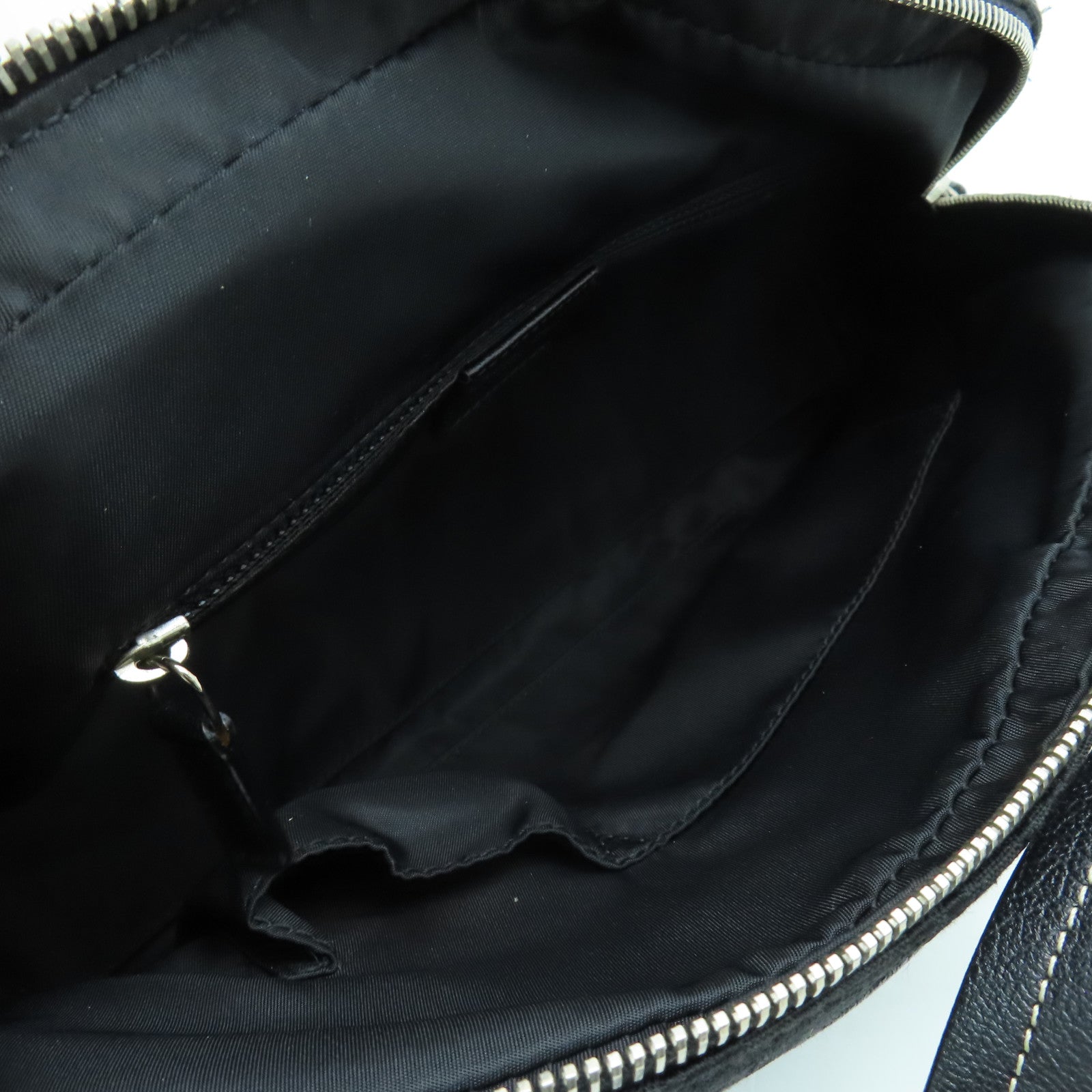 Dior 帆布Handbag銀扣手挽袋黑色