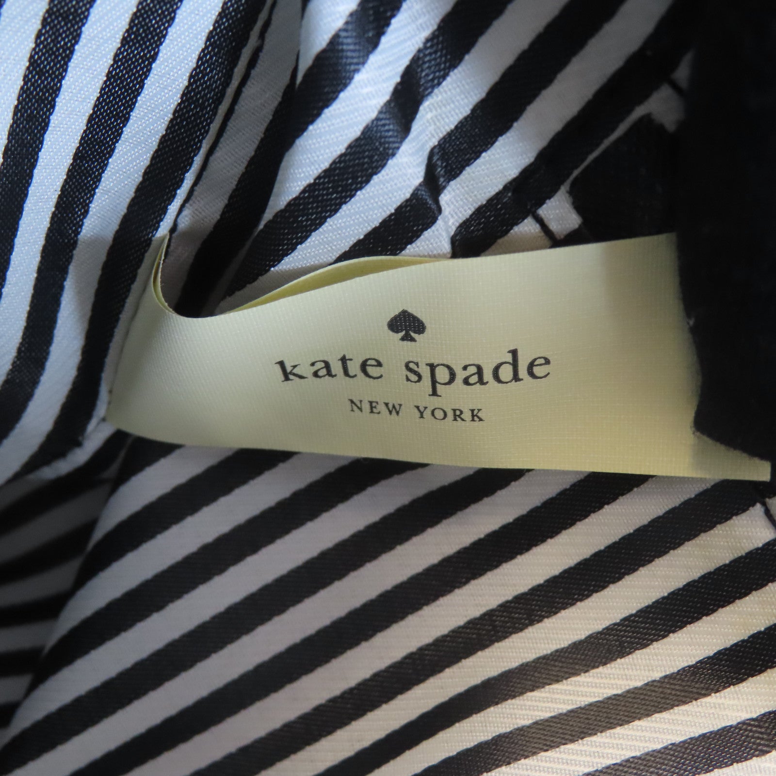 Kate Spade 牛皮皮革Shoulder Bag金扣手挽肩背兩用袋黑色/白色