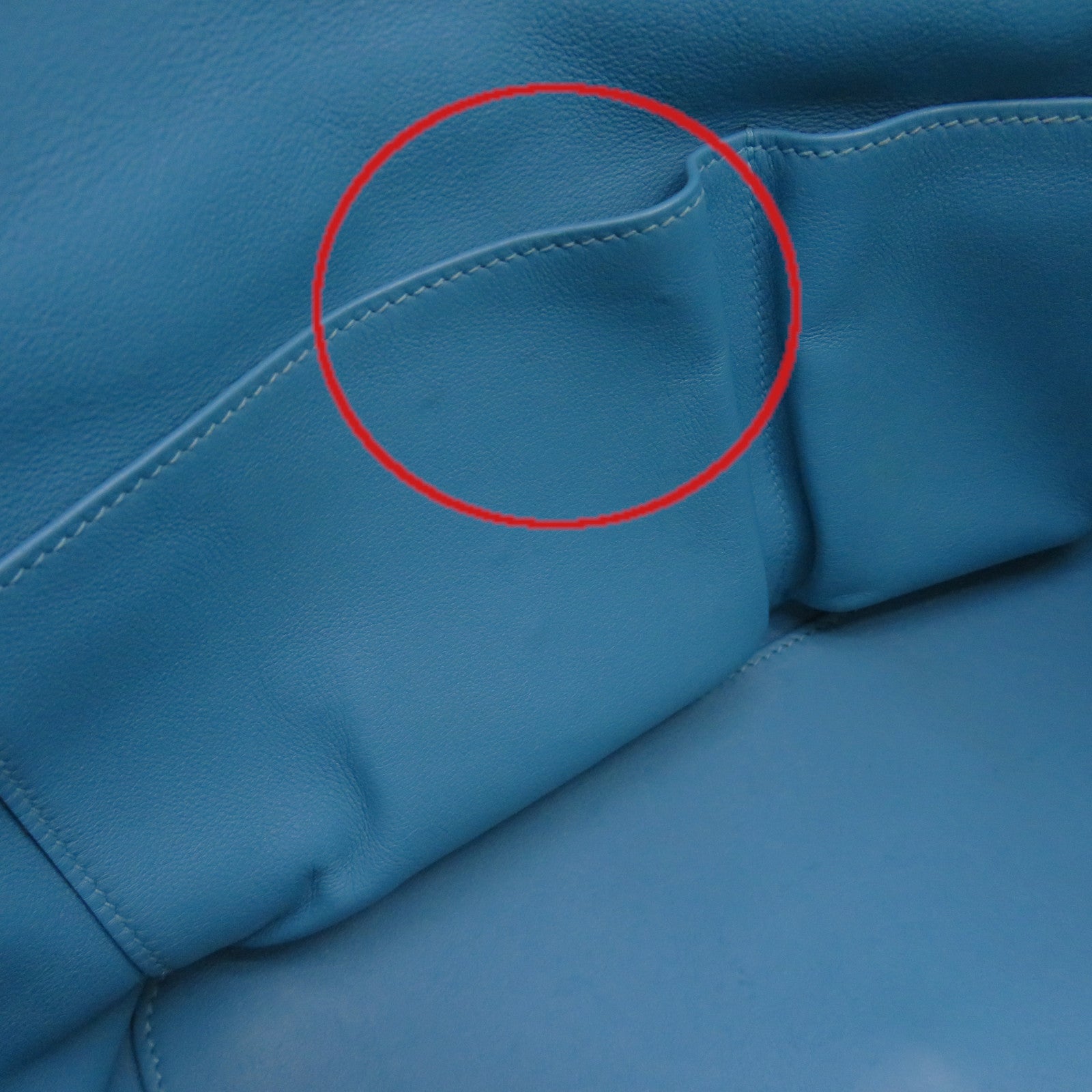 HERMES 【激减优惠】Swift皮革Toolbox 26 2way Shoulder Bag银扣手挽肩背两用袋蓝色