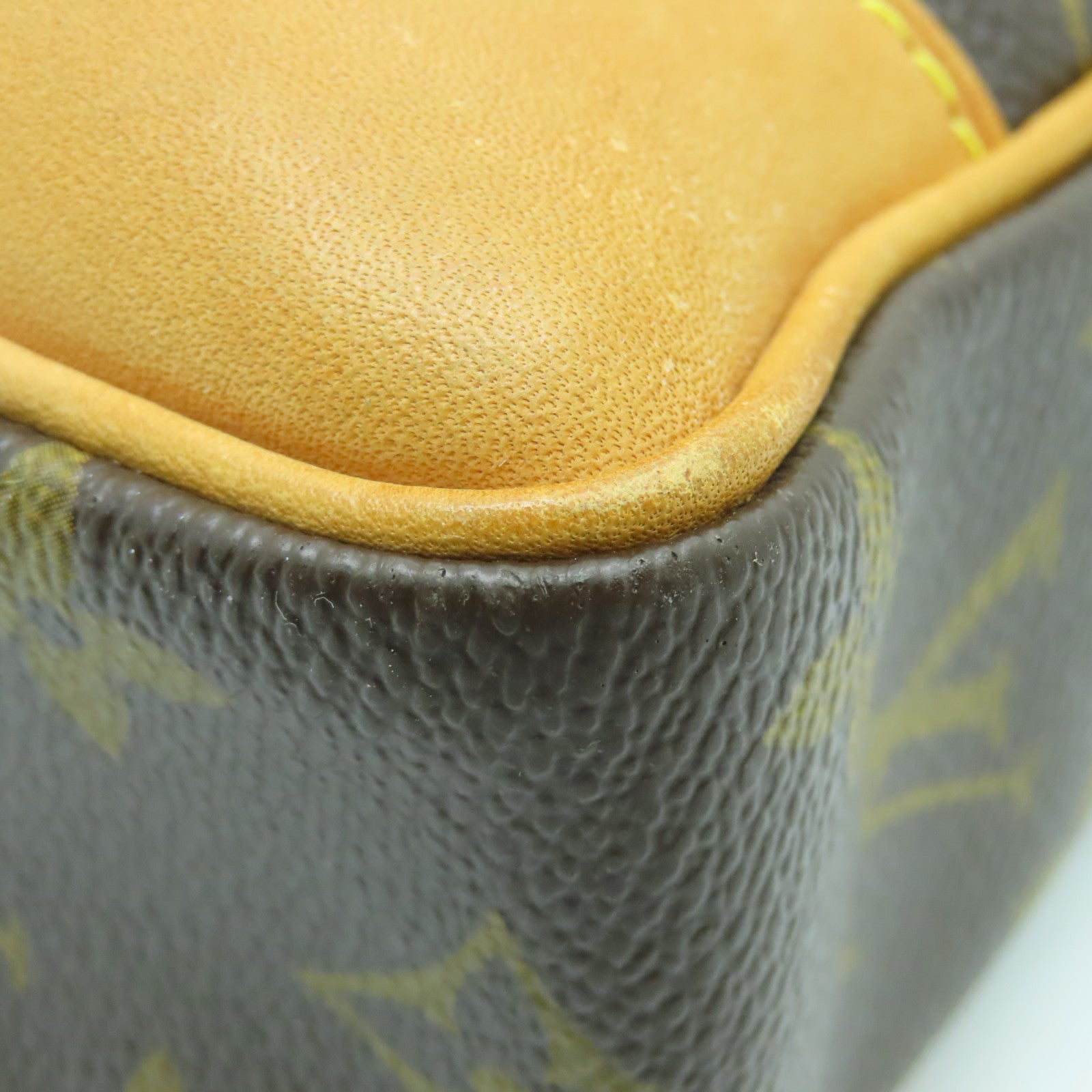 LOUIS VUITTON Monogram Briefcase金扣公事包啡色