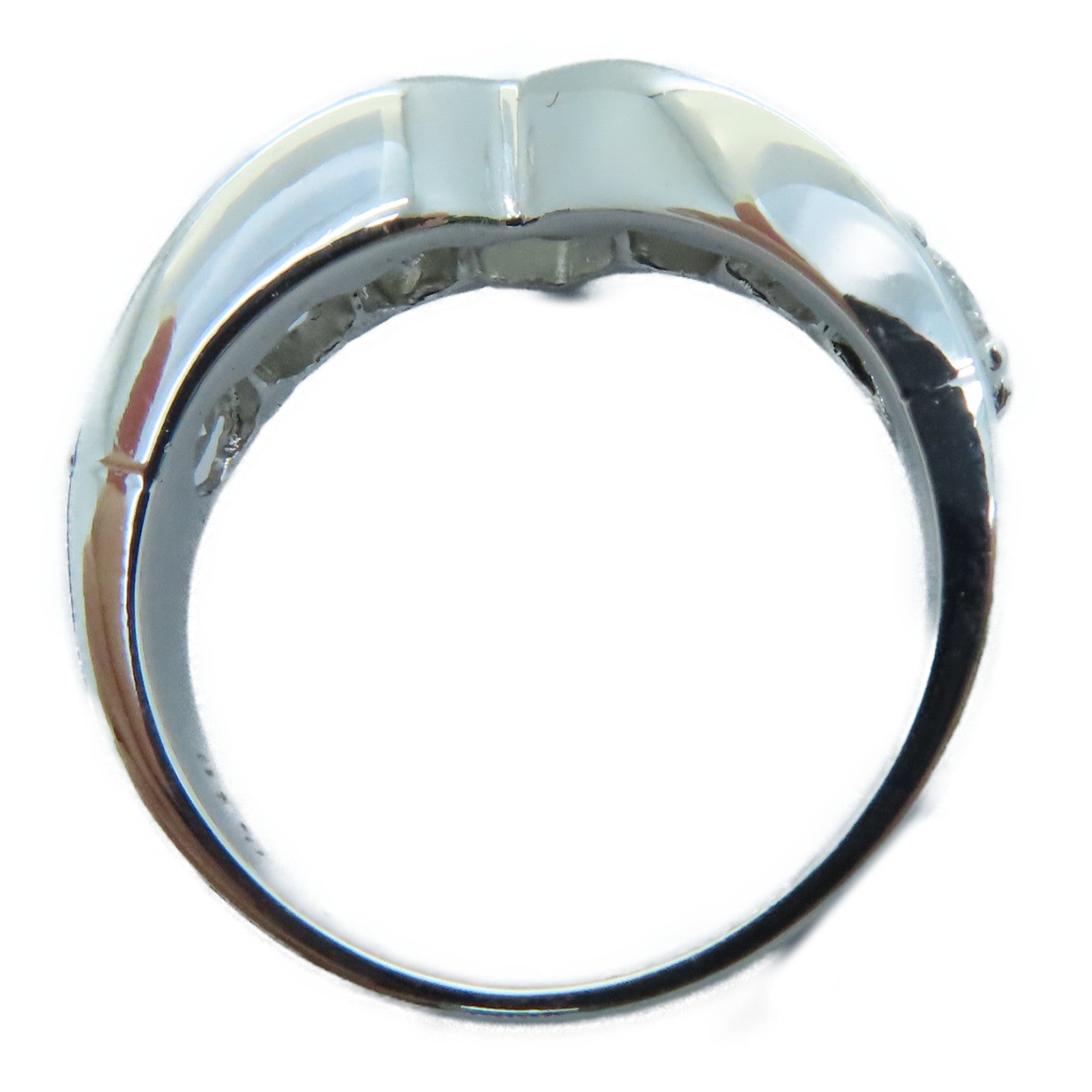 JEWELRY 18K White Gold Diamond Ring 1.52ct Diamond Ring US#5.5