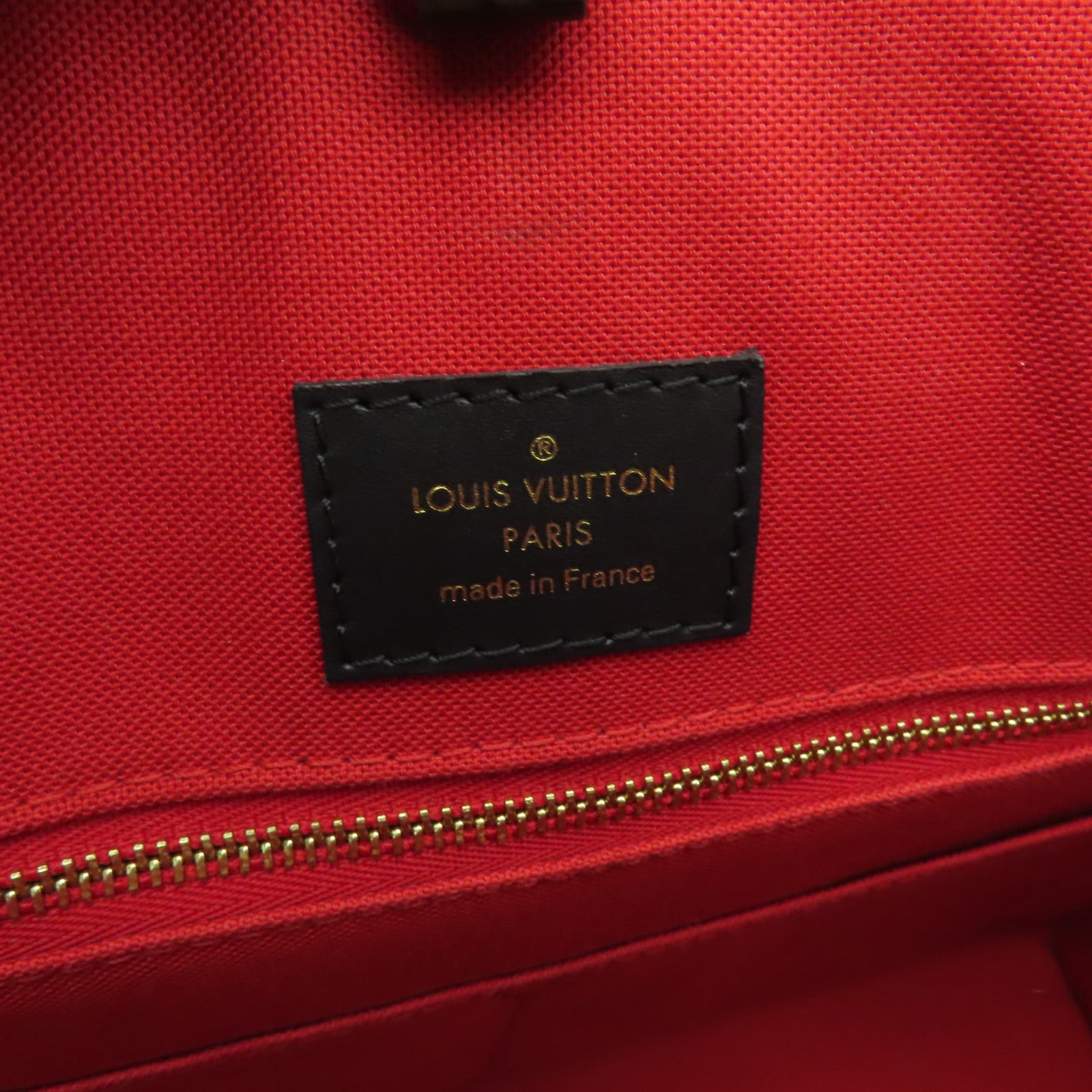 LOUIS VUITTON Monogram Reverse On The Go GM金扣手挽肩背兩用袋啡色