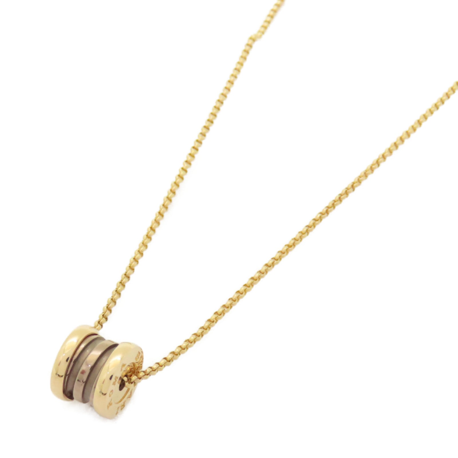 BVLGARI 18K玫瑰金B-zero1 necklace項鍊