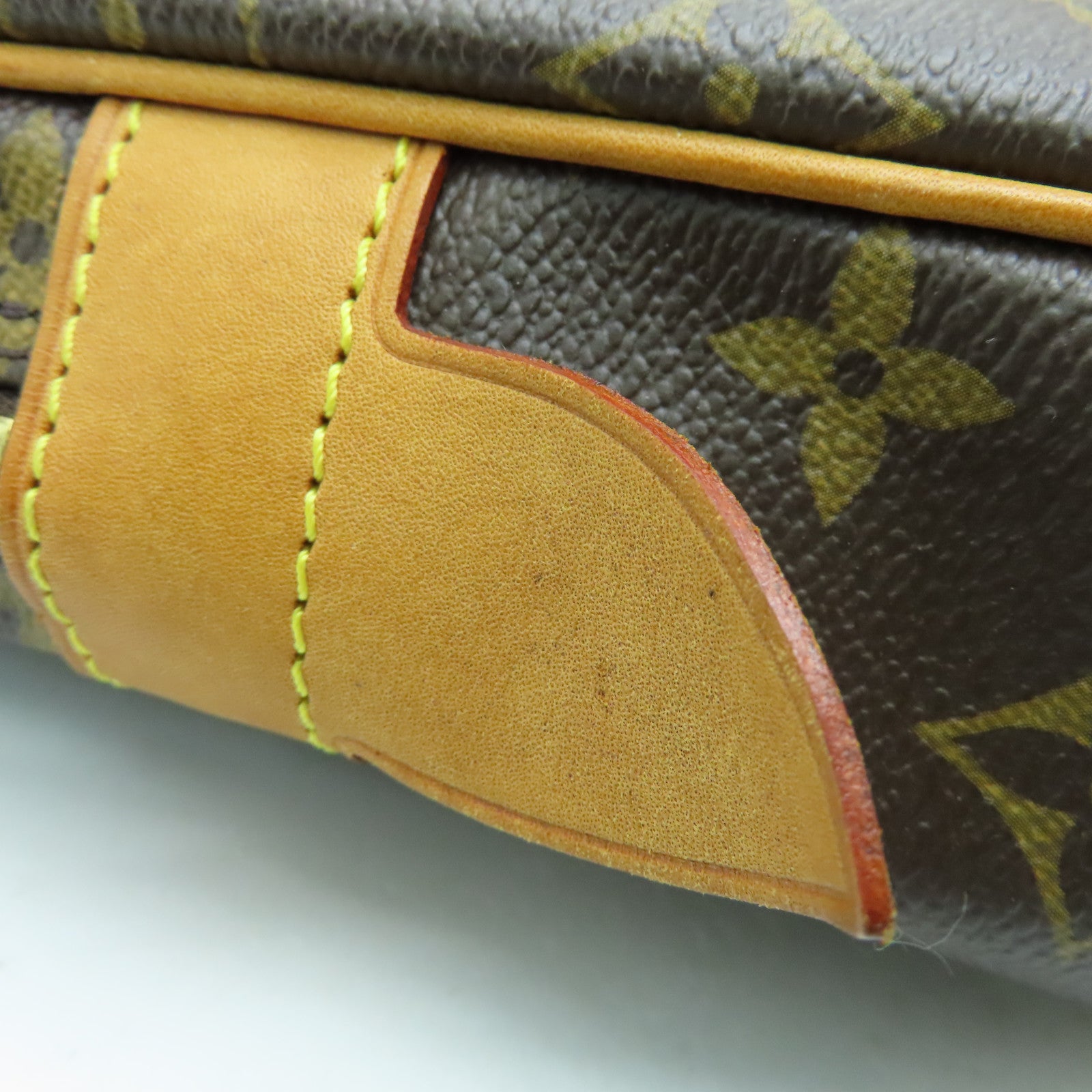 LOUIS VUITTON Monogram Briefcase金扣公事包啡色