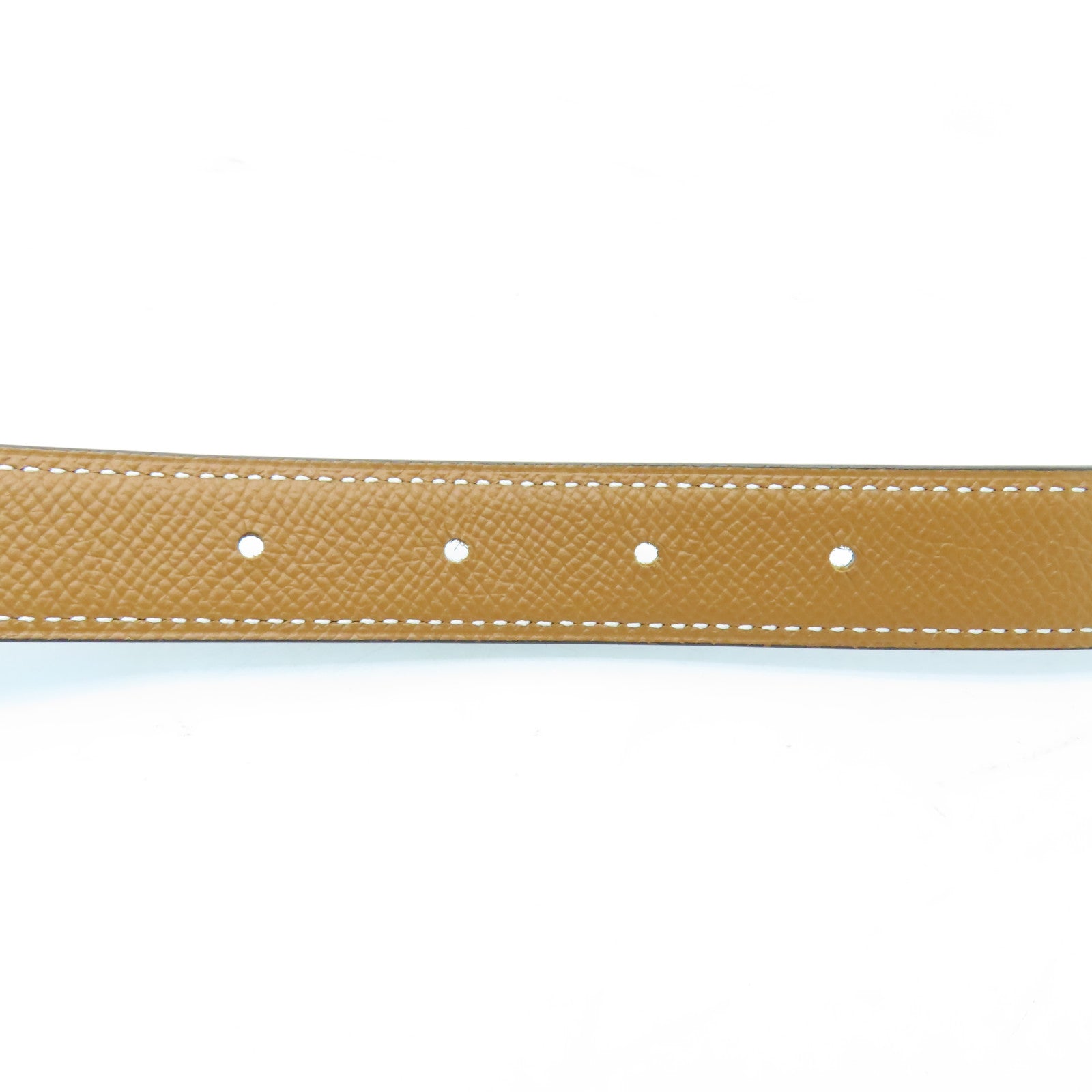 HERMES Epsom Swift皮革Belt 80皮帶Gold/Noir