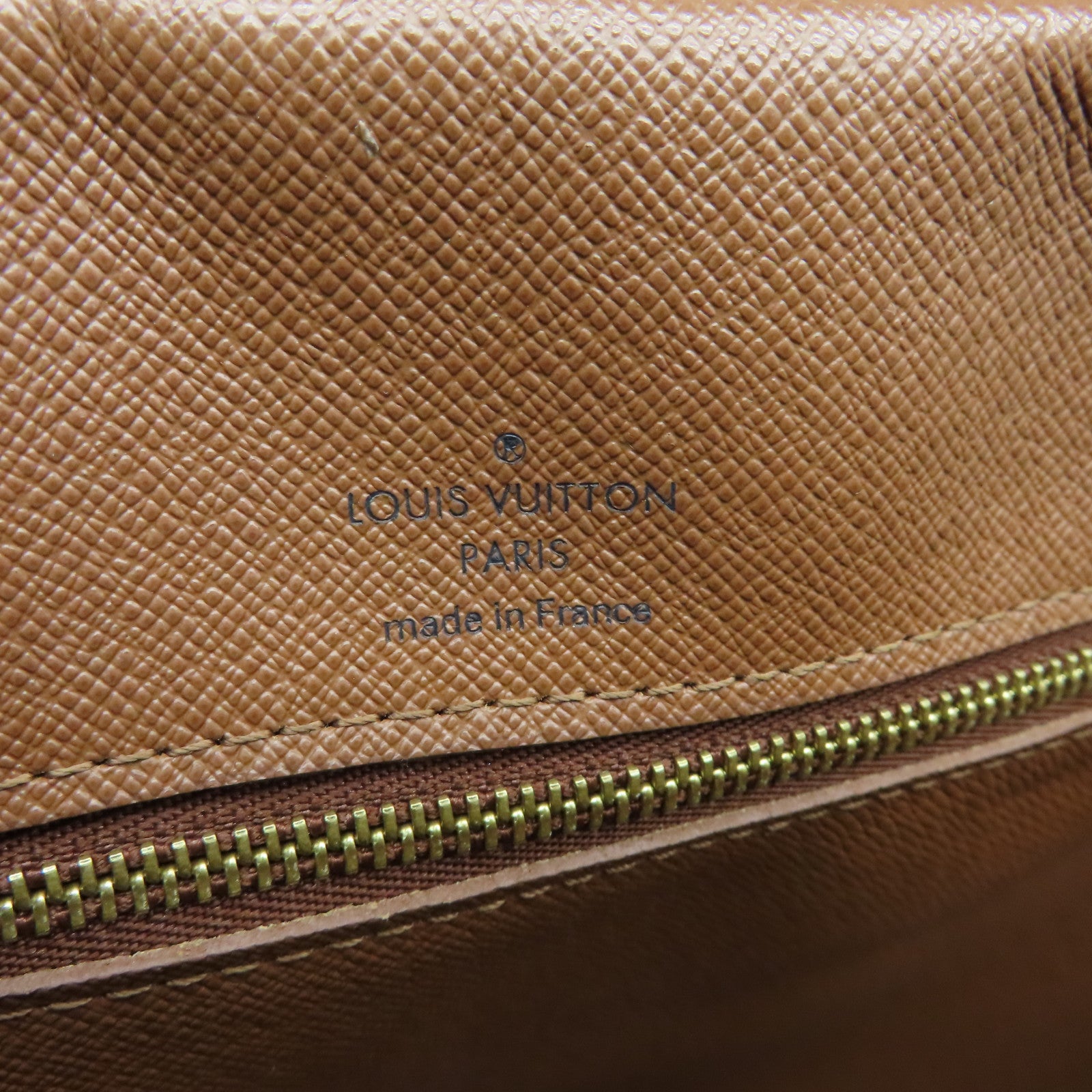 LOUIS VUITTON Monogram Briefcase金扣公事包啡色