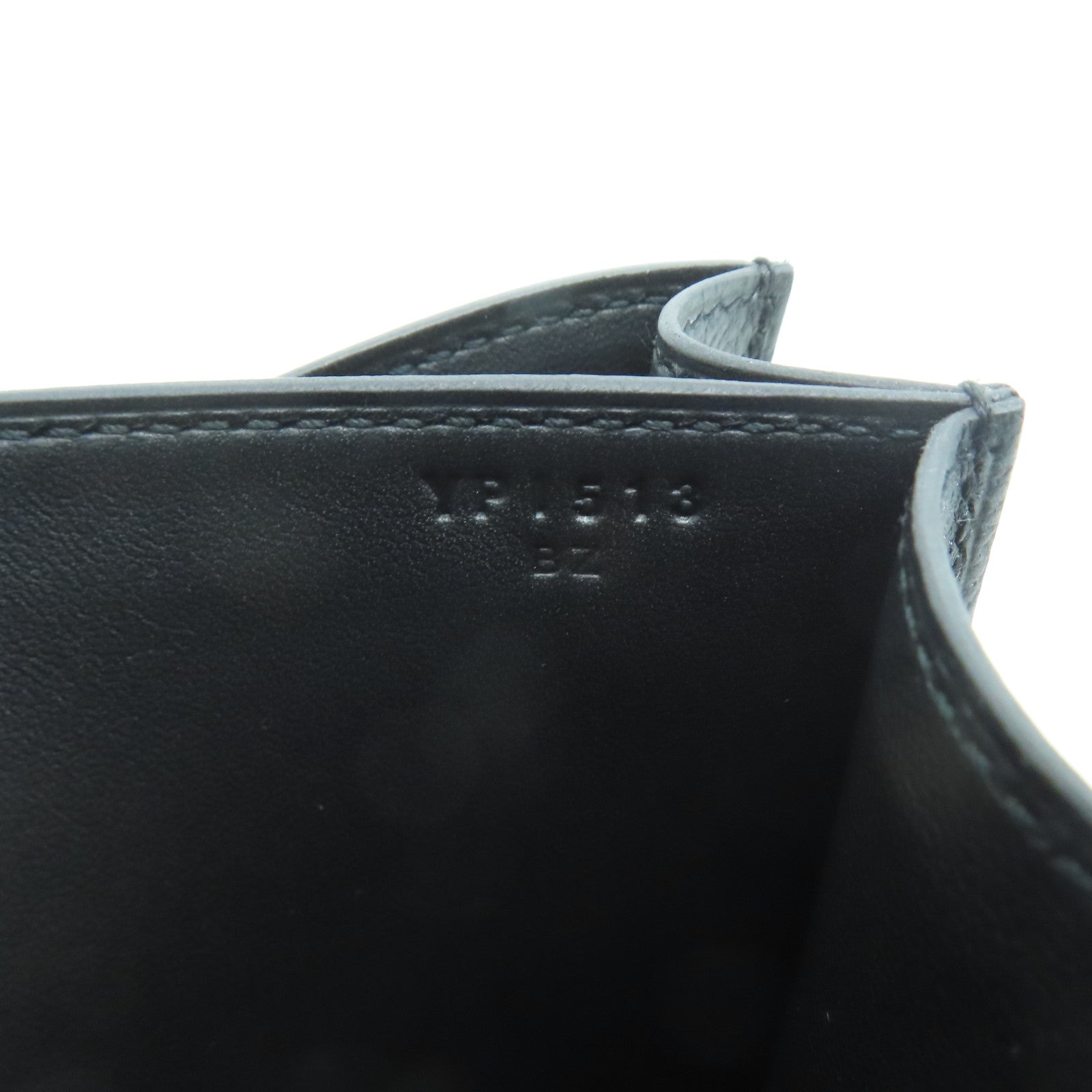 HERMES Epsom皮革Constance 24金扣肩背袋黑色