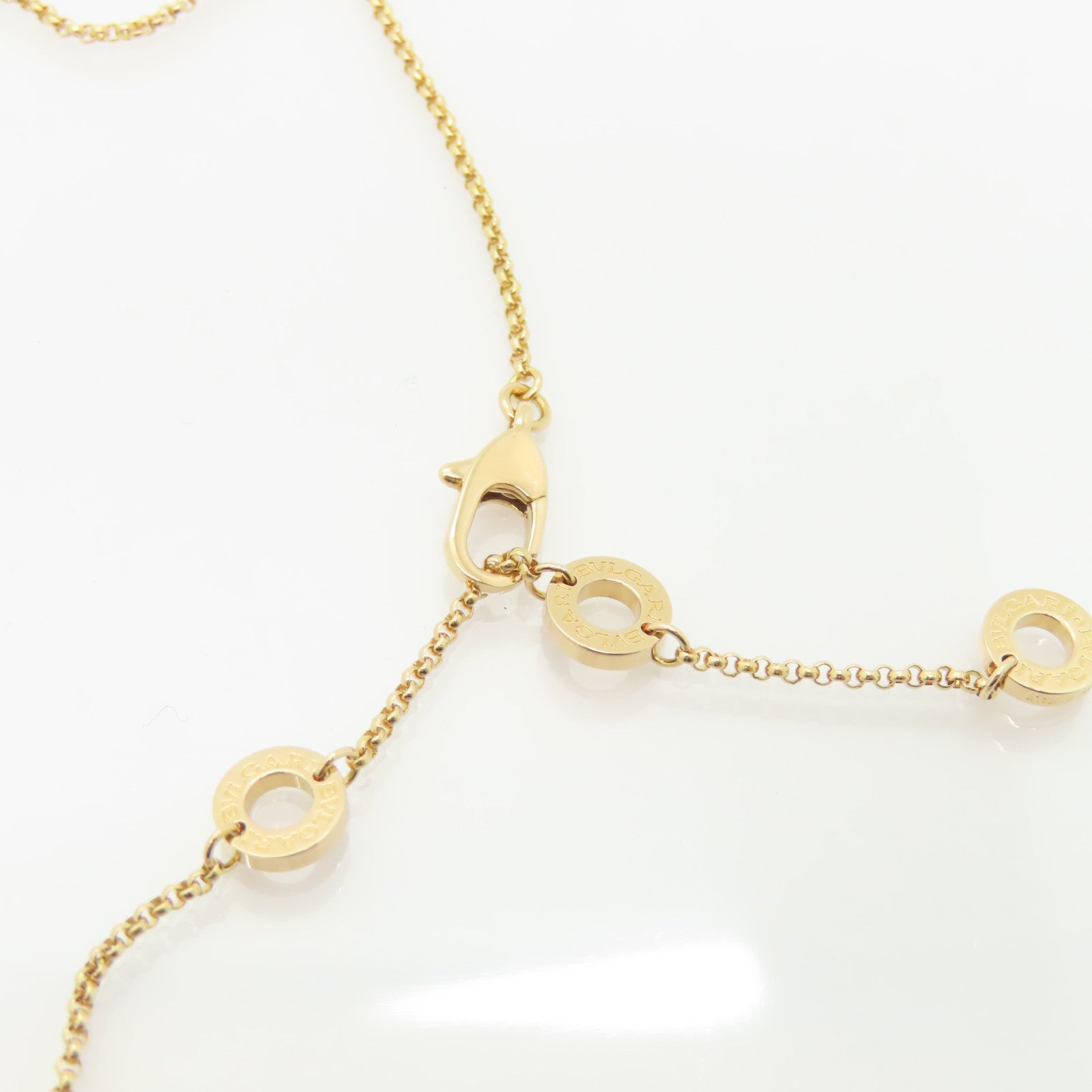 BVLGARI 18K玫瑰金B-zero1 necklace項鍊