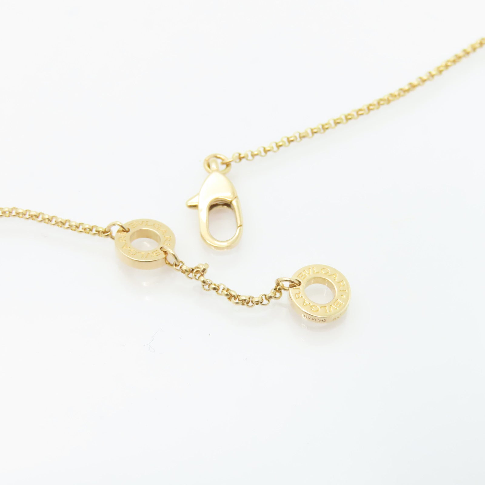 BVLGARI 18K玫瑰金B-zero1 necklace項鍊