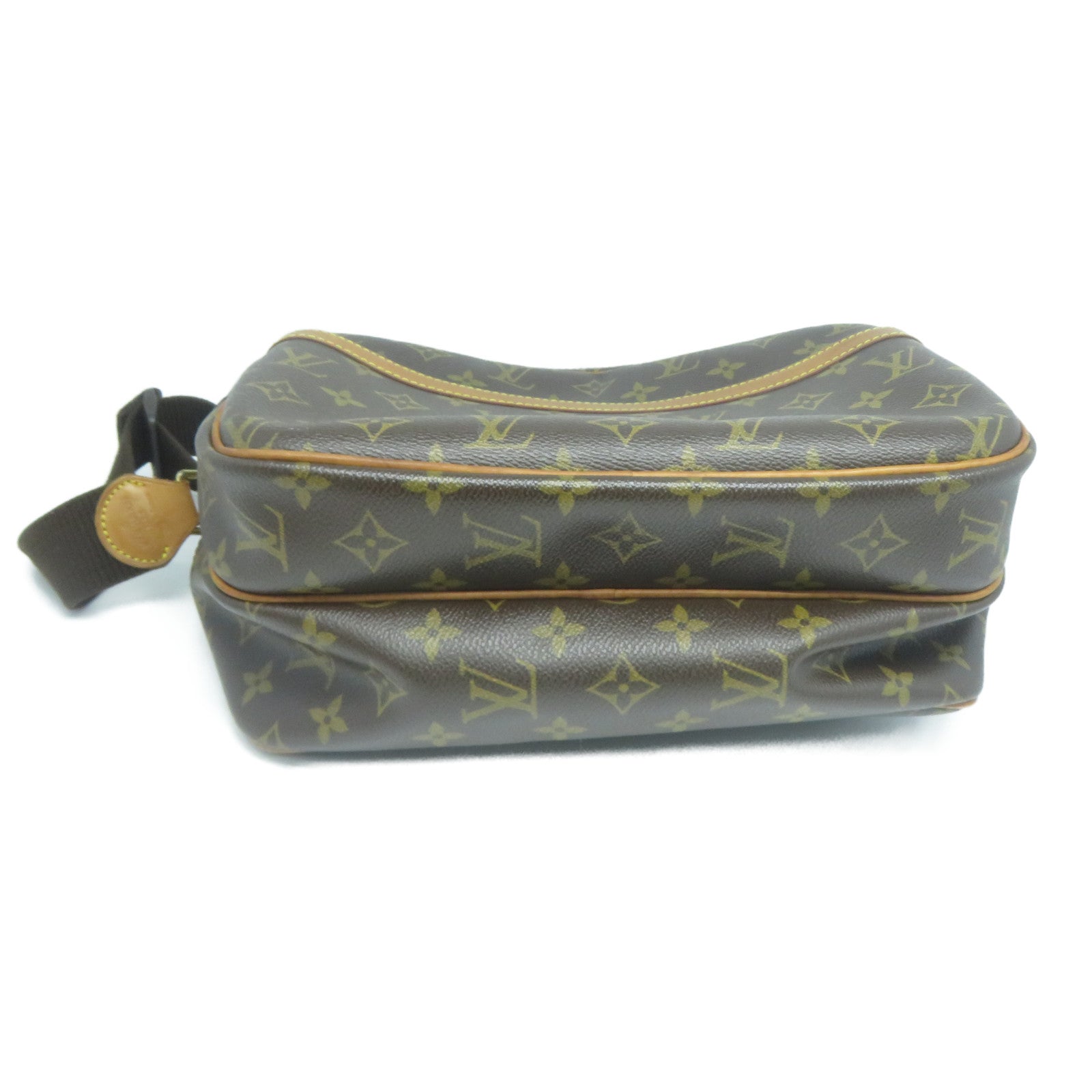 LOUIS VUITTON Monogram Reporter金扣肩背袋啡色