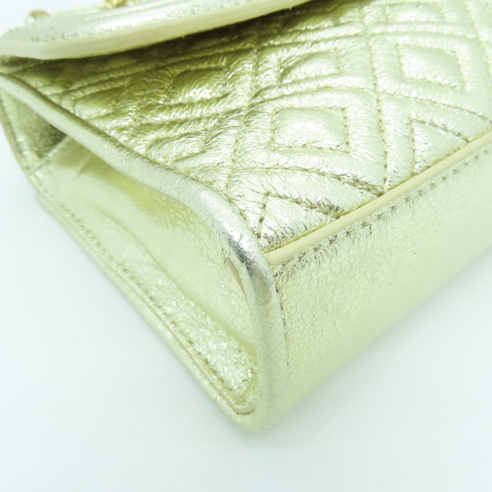 Tory Burch cowhide leather Chain Shoulder Bag gold buckle shoulder bag gold