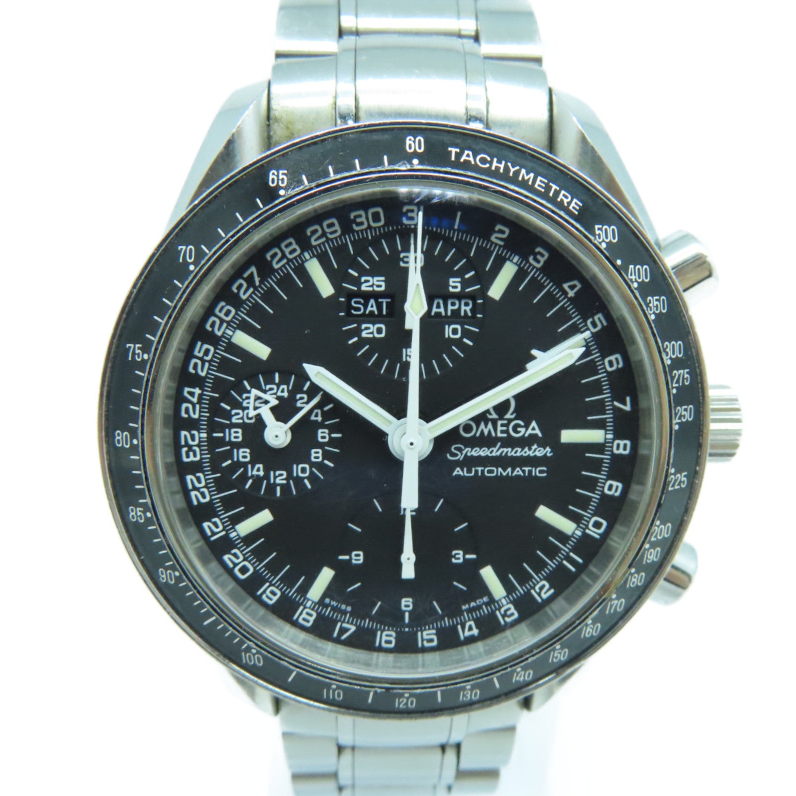 OMEGA Speedmaster不鏽鋼手錶自動機芯黑色