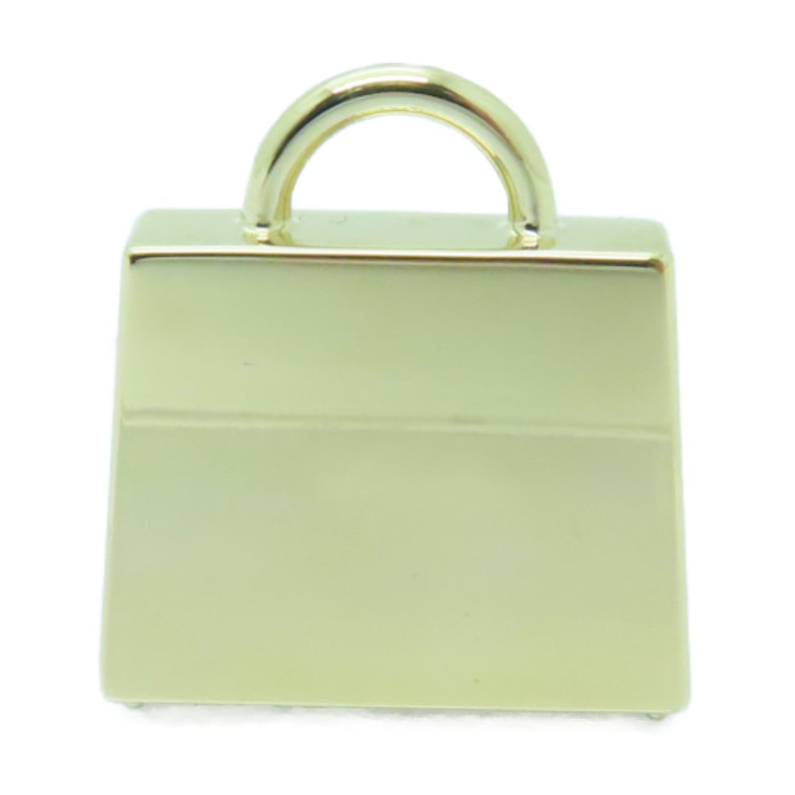 HERMES 金屬Palladium Plated Kelly Charm掛飾黑色/金色