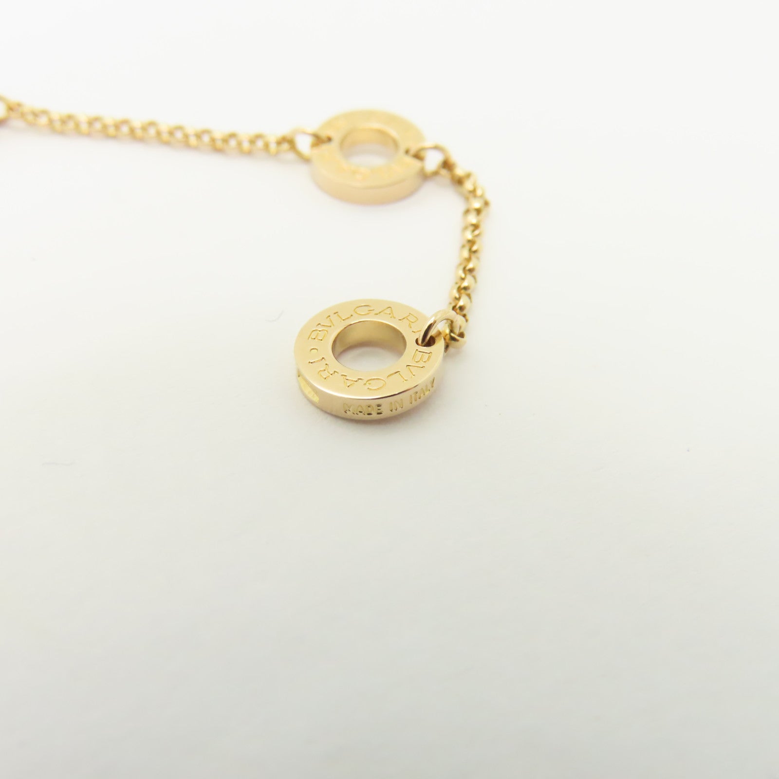 BVLGARI 18K玫瑰金B-zero1 necklace項鍊