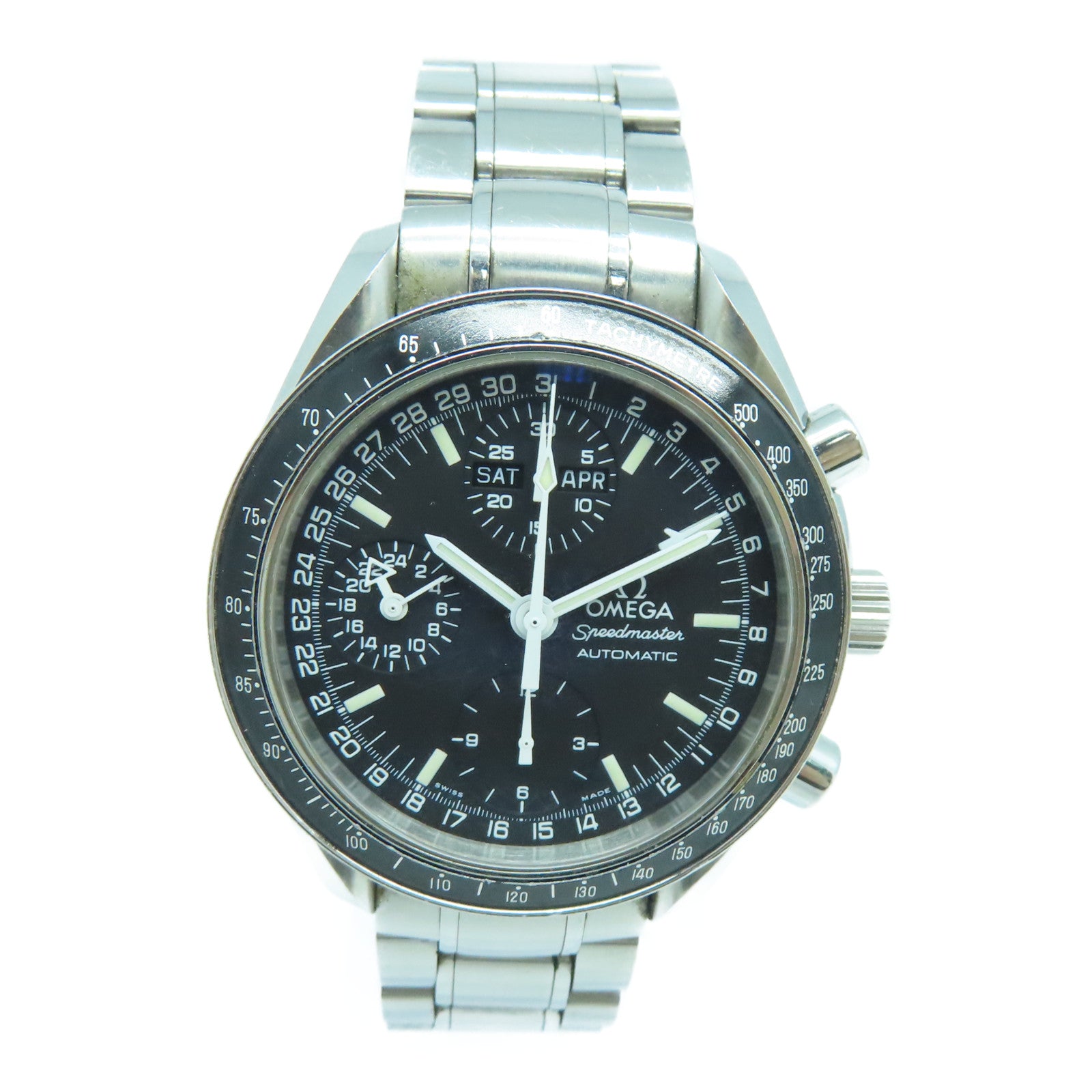 OMEGA Speedmaster不鏽鋼手錶自動機芯黑色