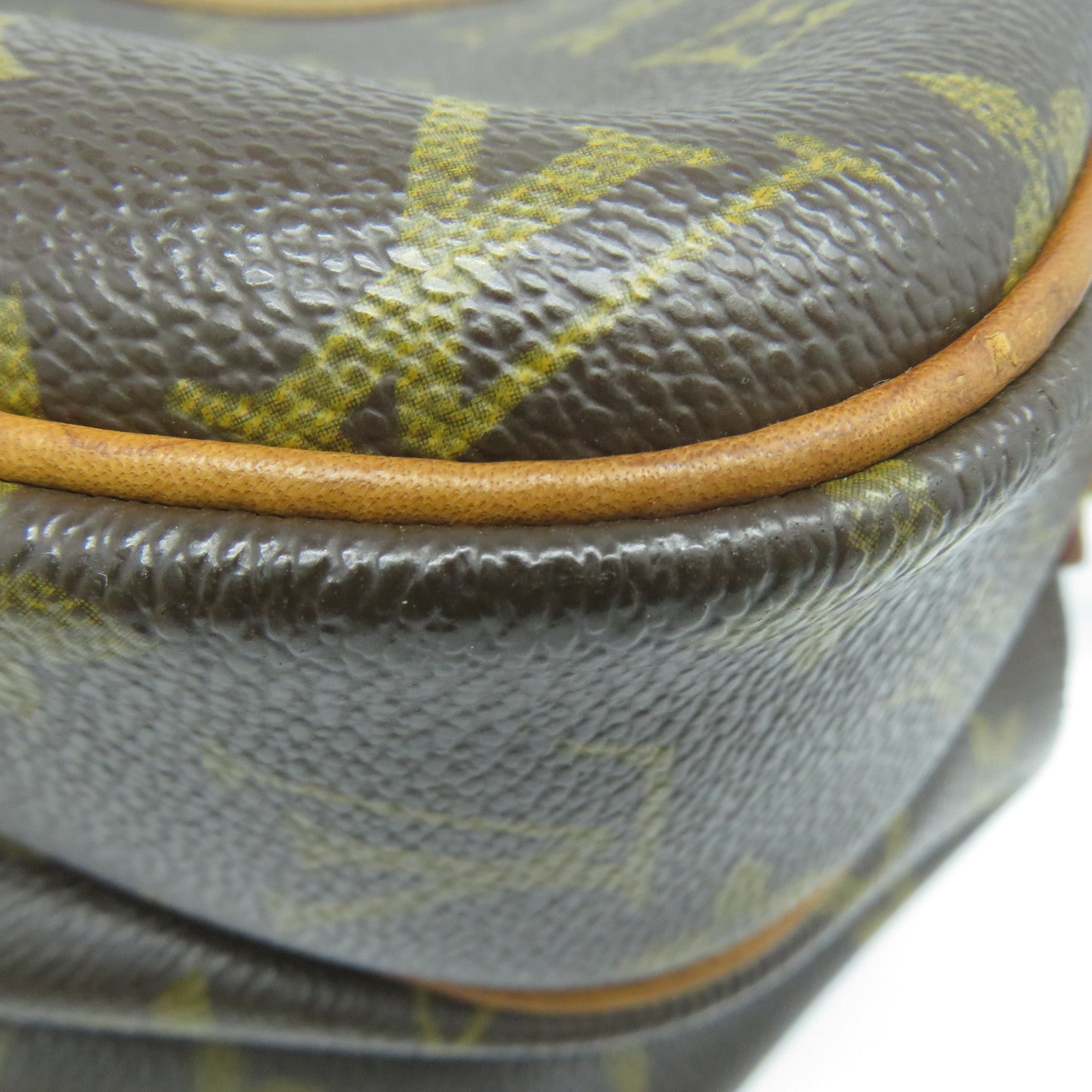 LOUIS VUITTON Monogram Reporter金扣肩背袋啡色