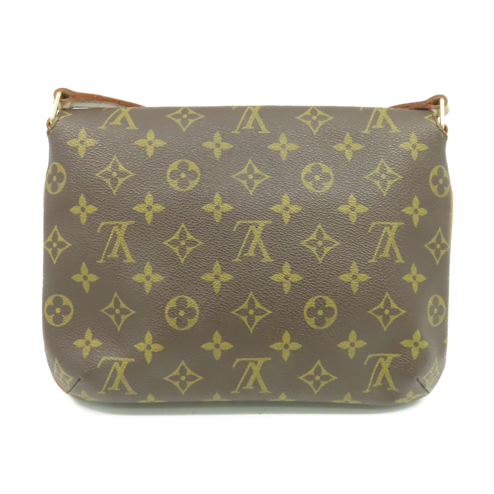 LOUIS VUITTON Monogram Musette Tango Shoulder Bag金扣肩背袋啡色