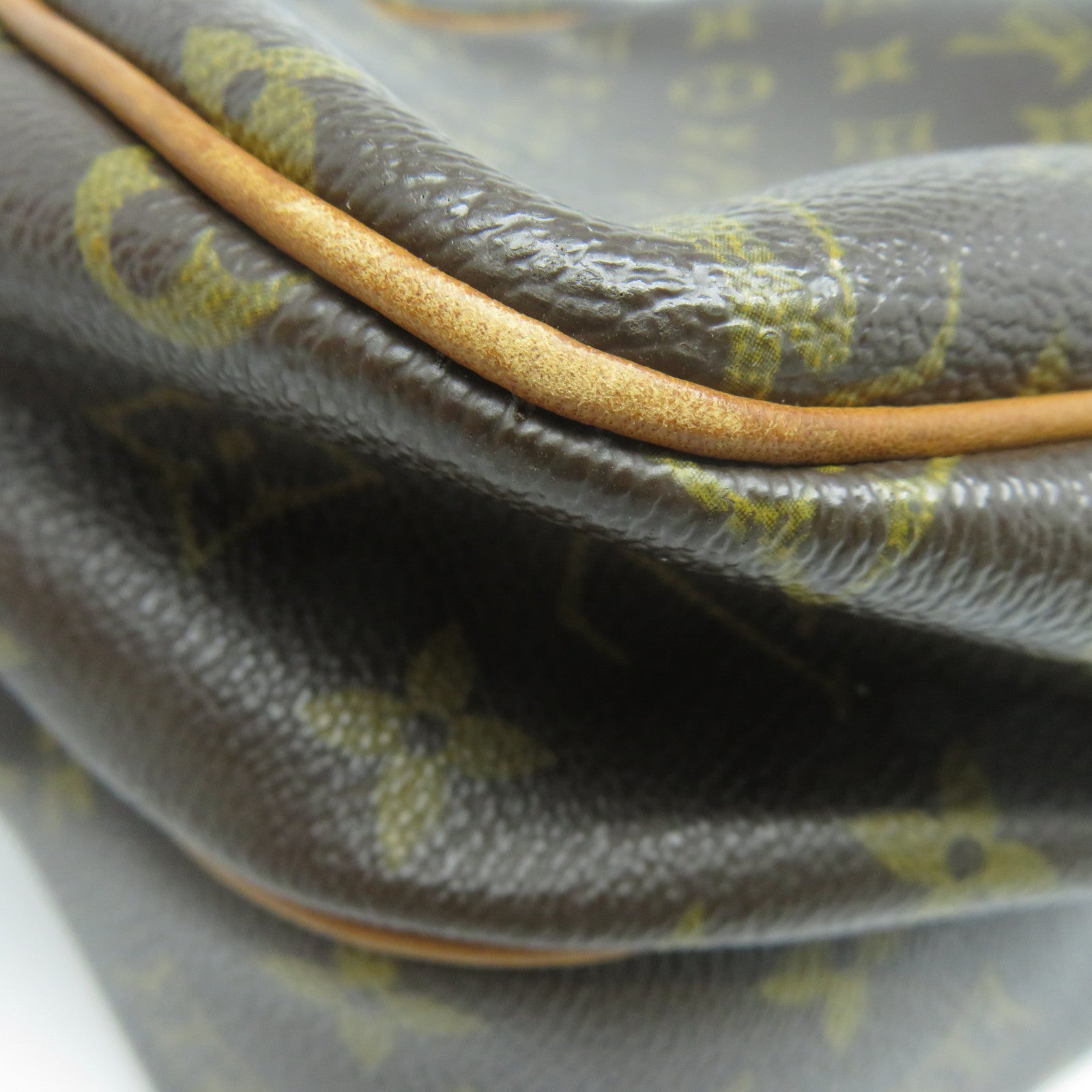 LOUIS VUITTON Monogram Reporter金扣肩背袋啡色