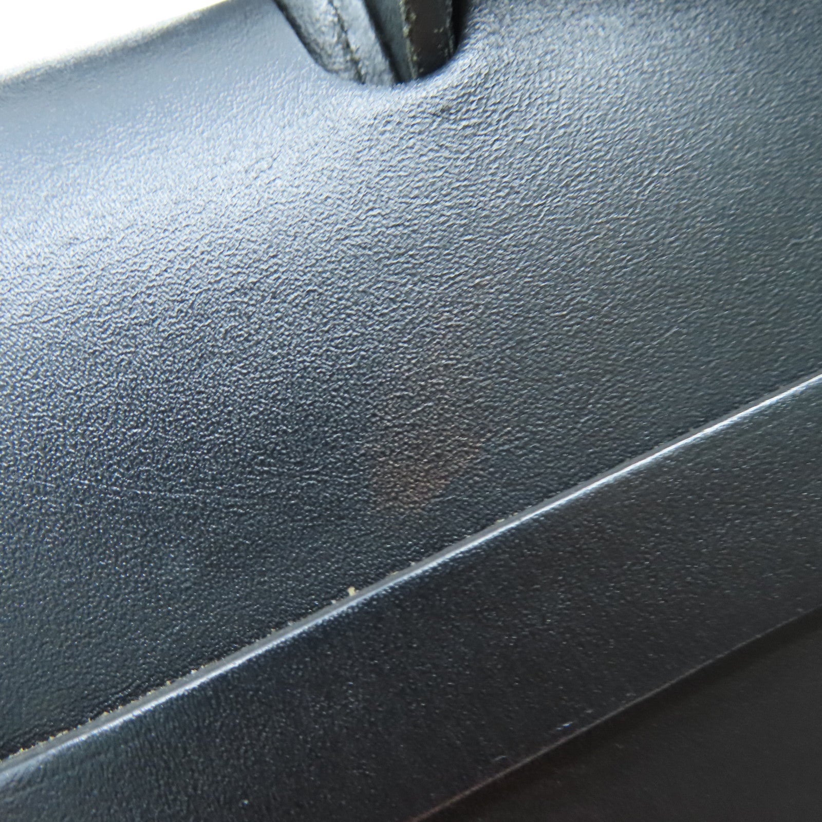 HERMES 帆布Herbag MM銀扣手挽肩背兩用袋黑色
