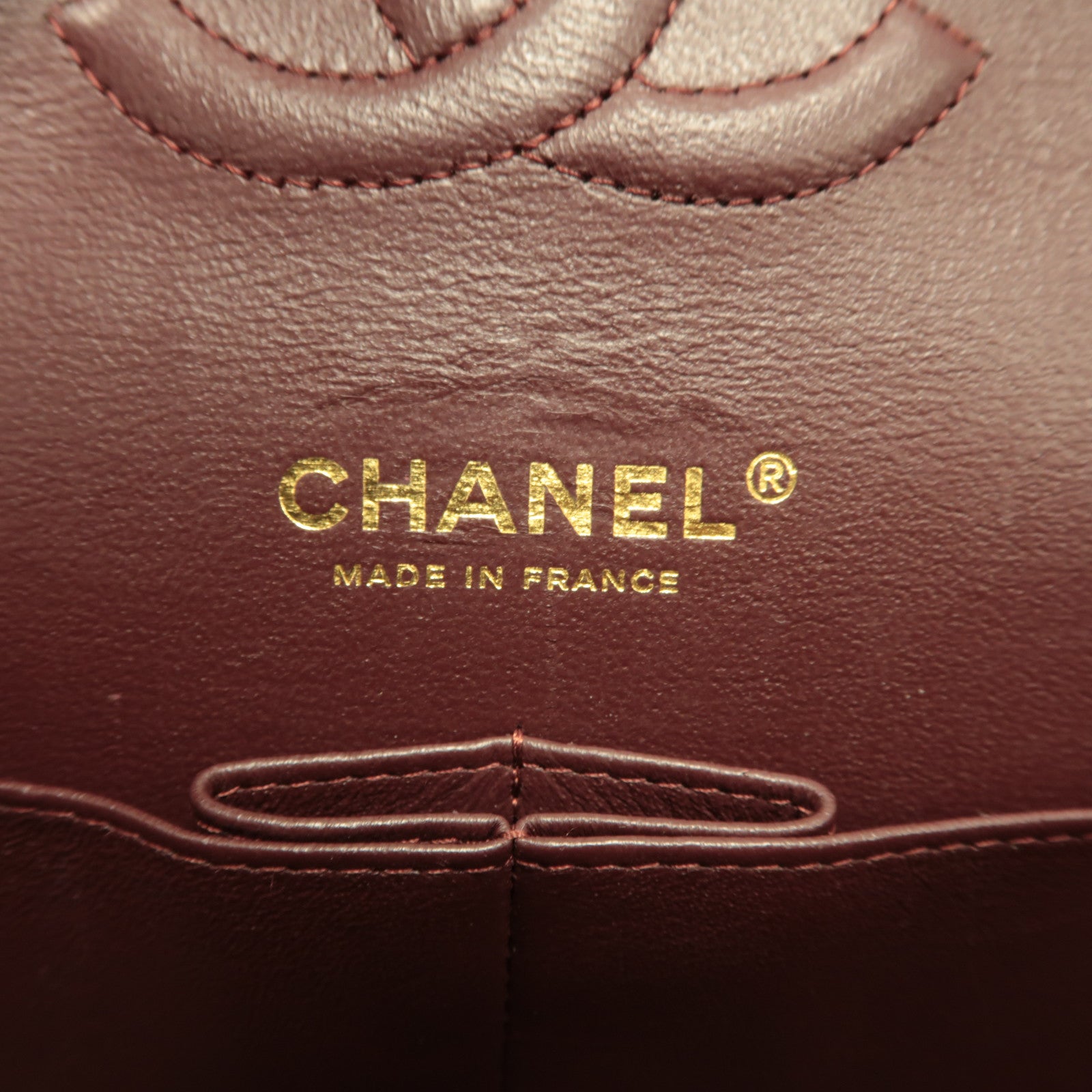 CHANEL 菱格Caviar皮革Classic 25金扣鏈帶肩背袋黑色