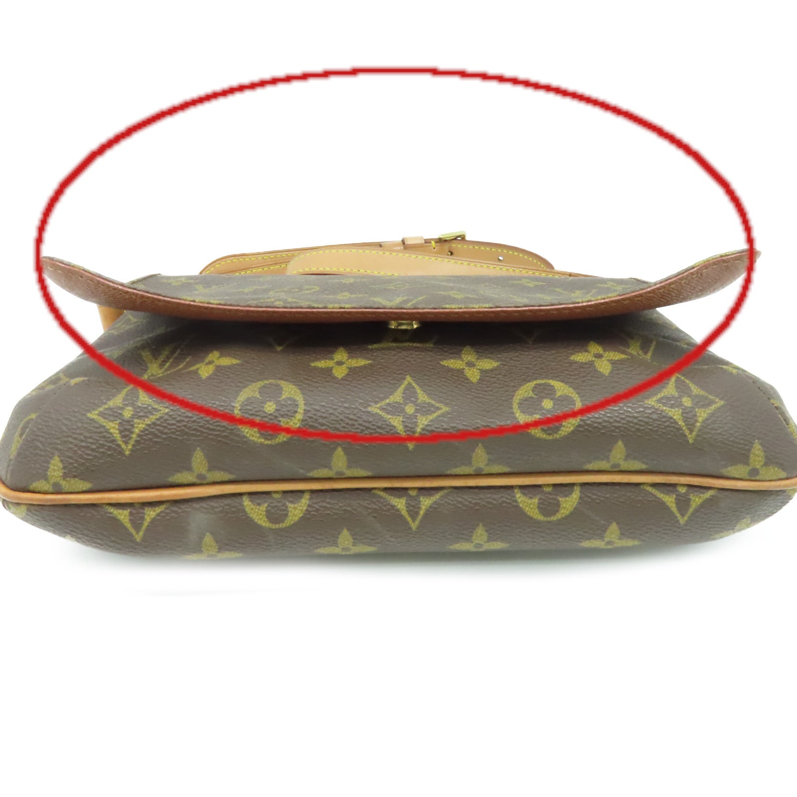 LOUIS VUITTON Monogram Musette Tango Shoulder Bag金扣肩背袋啡色