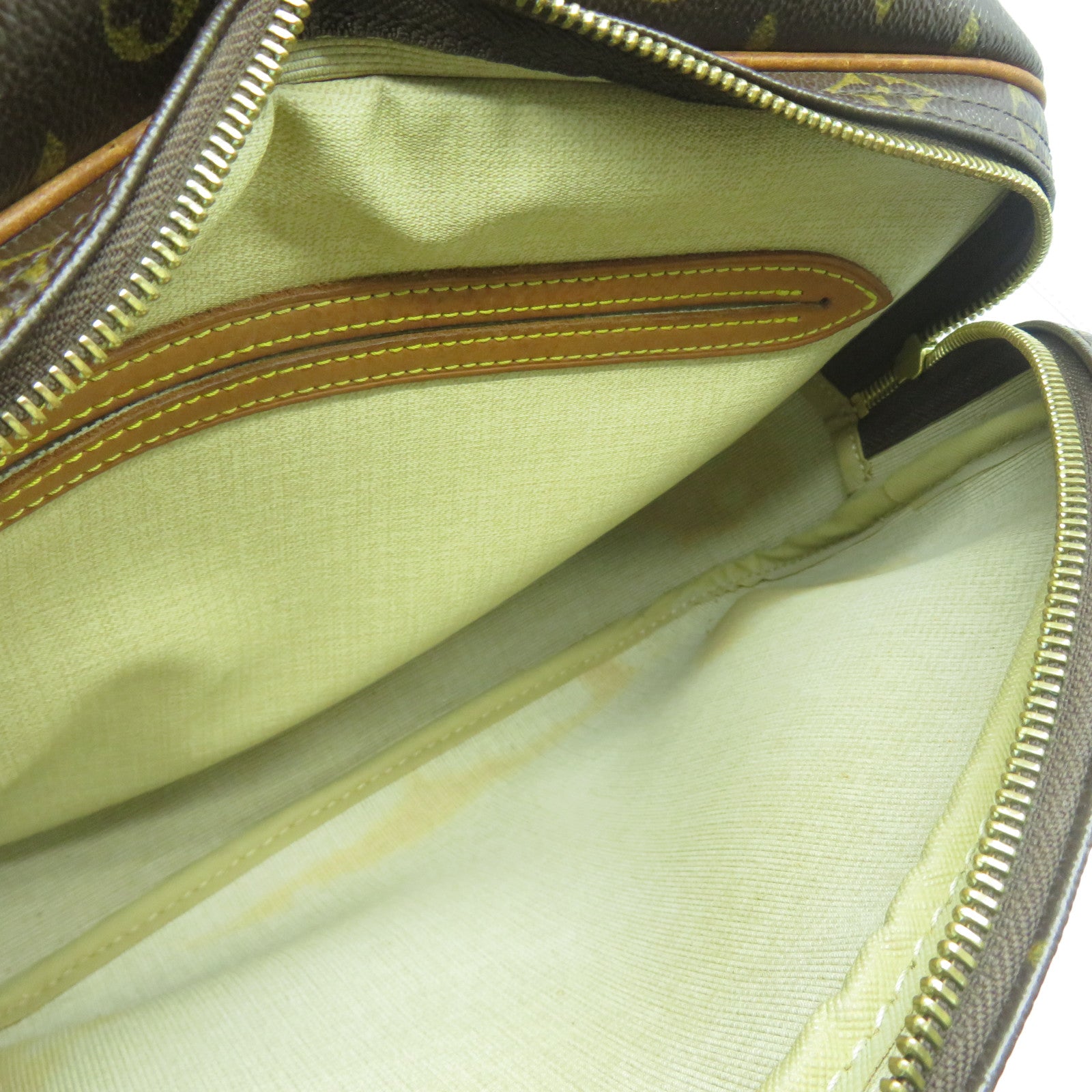 LOUIS VUITTON Monogram Reporter金扣肩背袋啡色