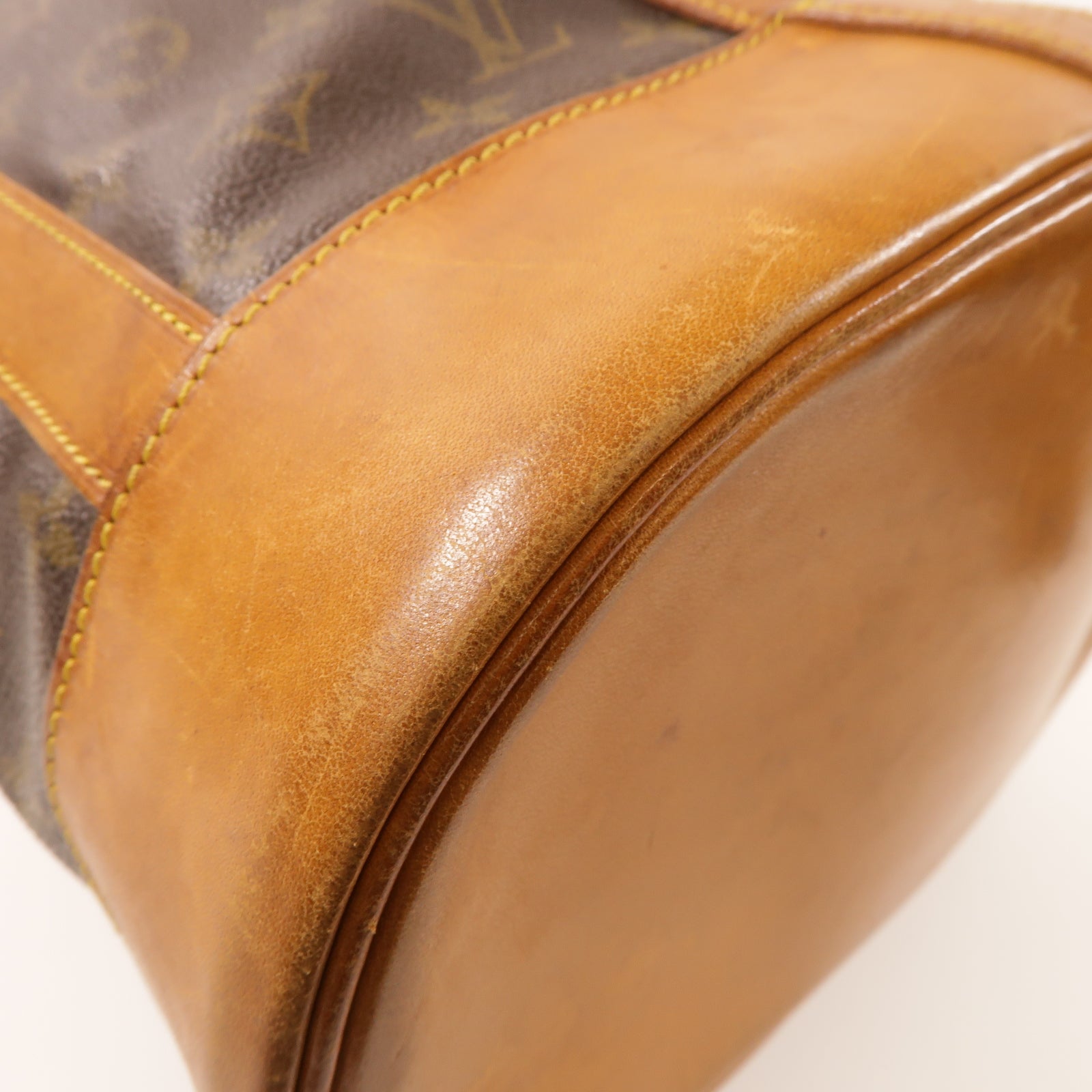 LOUIS VUITTON Monogram Randne PM金扣肩背袋啡色