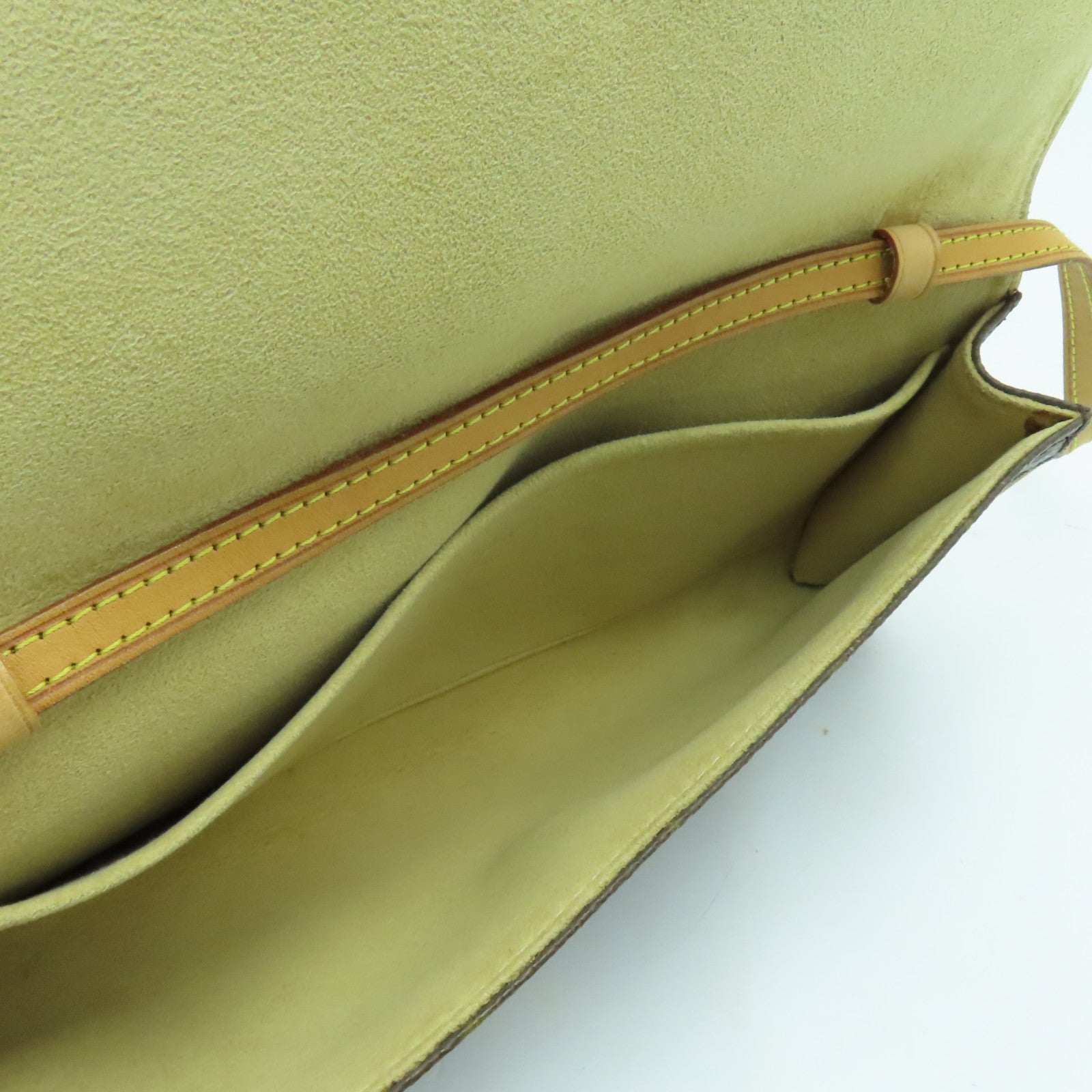 LOUIS VUITTON Monogram Pochette Twin GM Shoulder Bag金扣肩背袋啡色