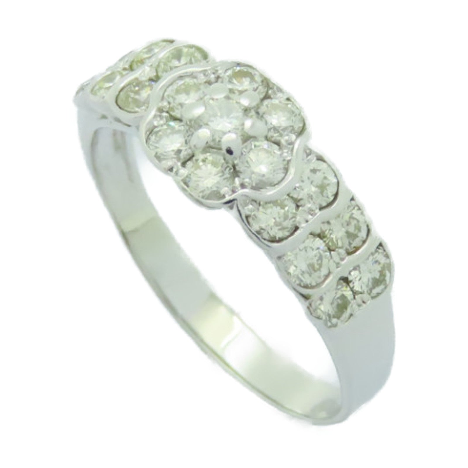 JEWELRY 18K白金Diamond Ring鑽石戒指US#7.25