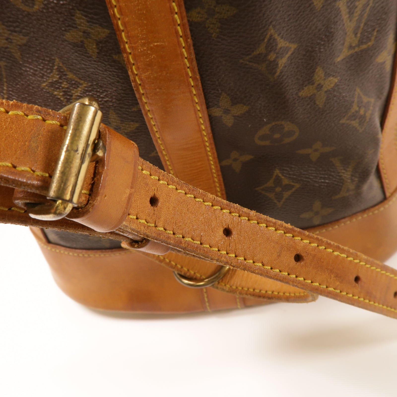 LOUIS VUITTON Monogram Randne PM金扣肩背袋啡色